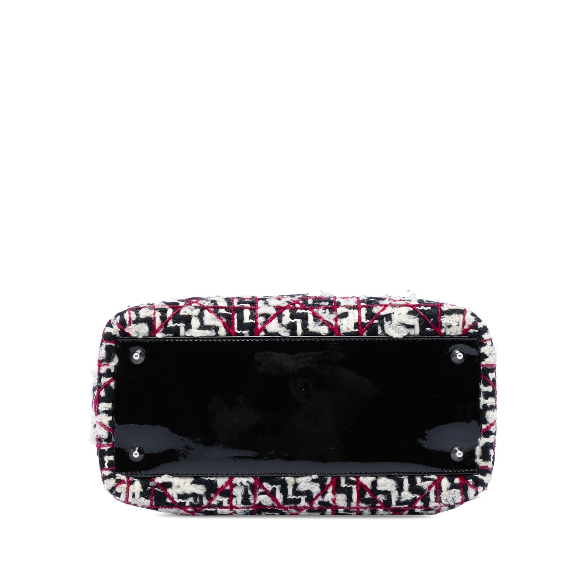 Dior Medium Tweed Cannage Fringe Lady Dior Size ONE SIZE - 3 Thumbnail