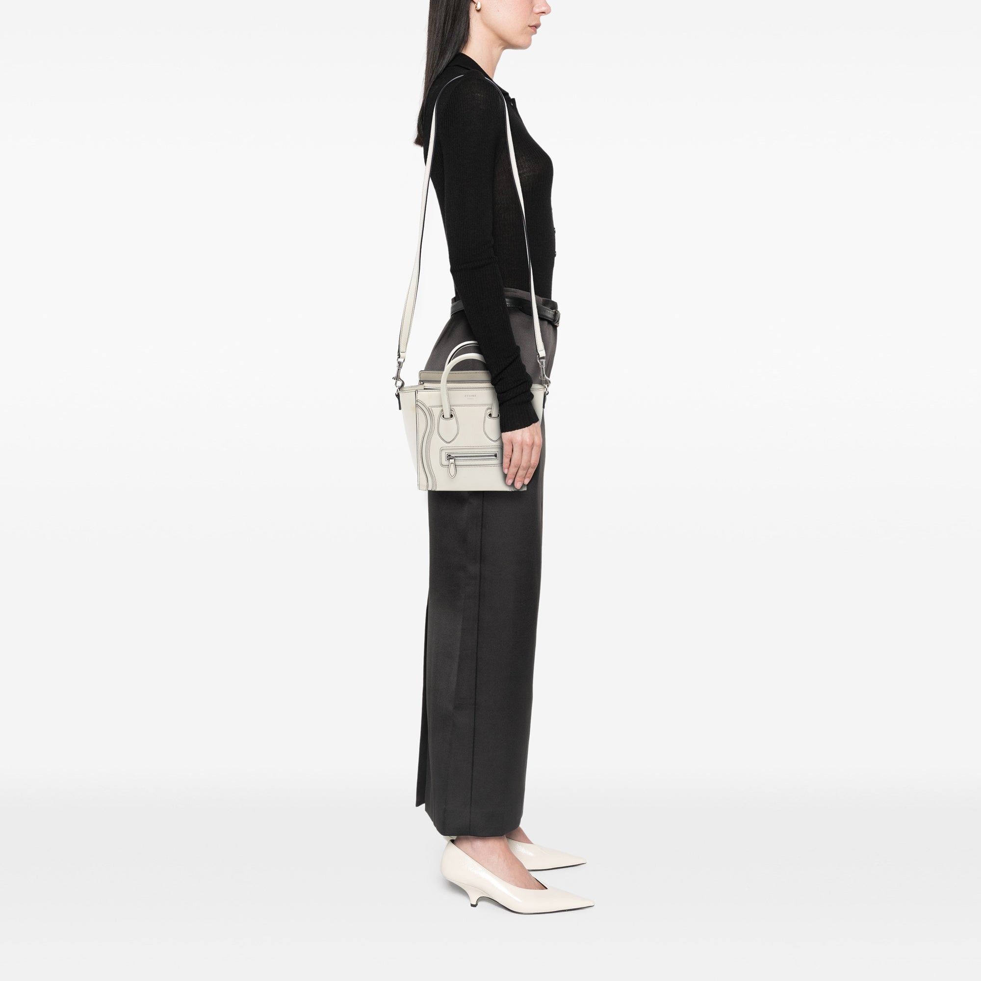 Celine Nano Leather Luggage Tote Size ONE SIZE - 7 Thumbnail