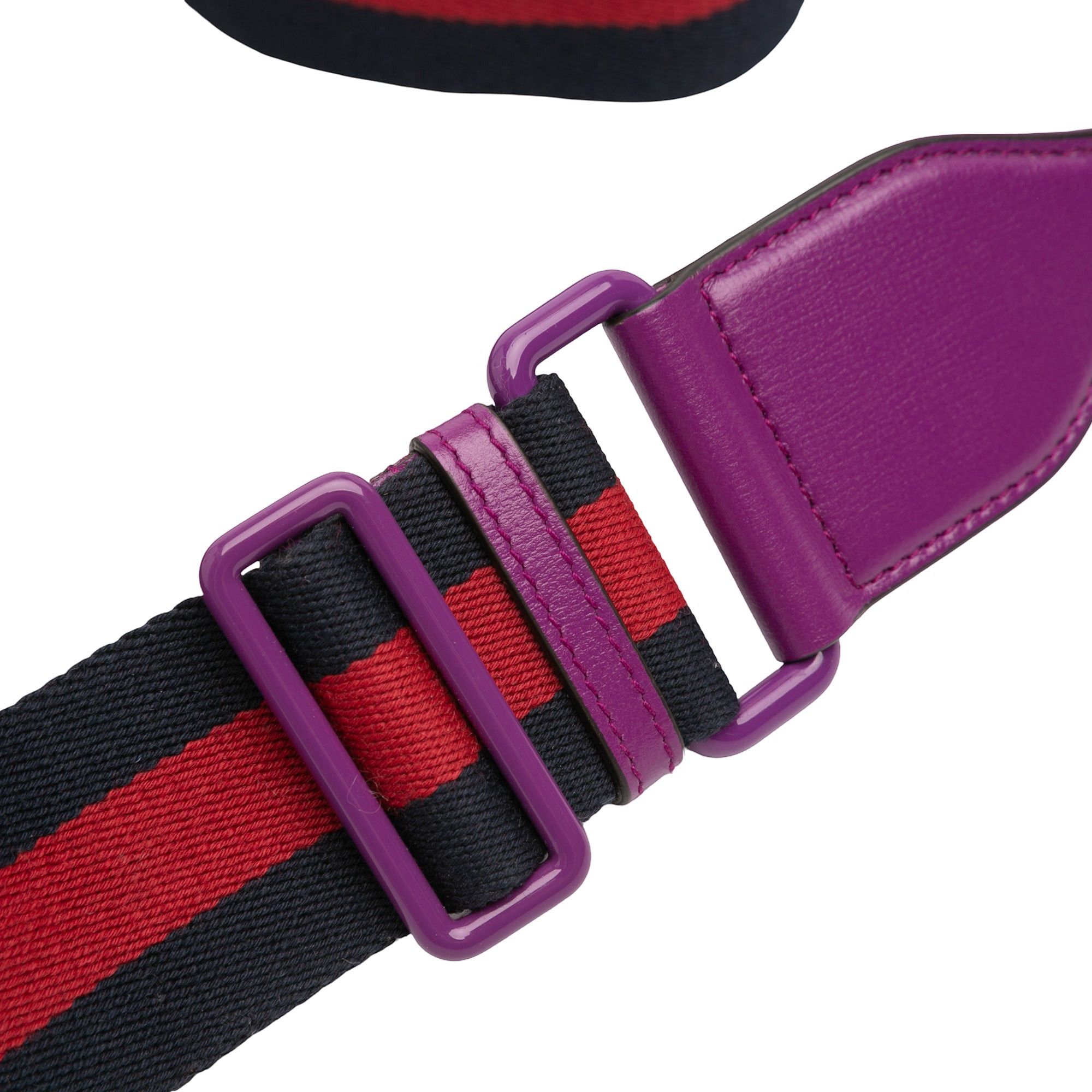 Gucci Mini Leather Horsebit 1955 Web Crossbody Size ONE SIZE - 8 Thumbnail