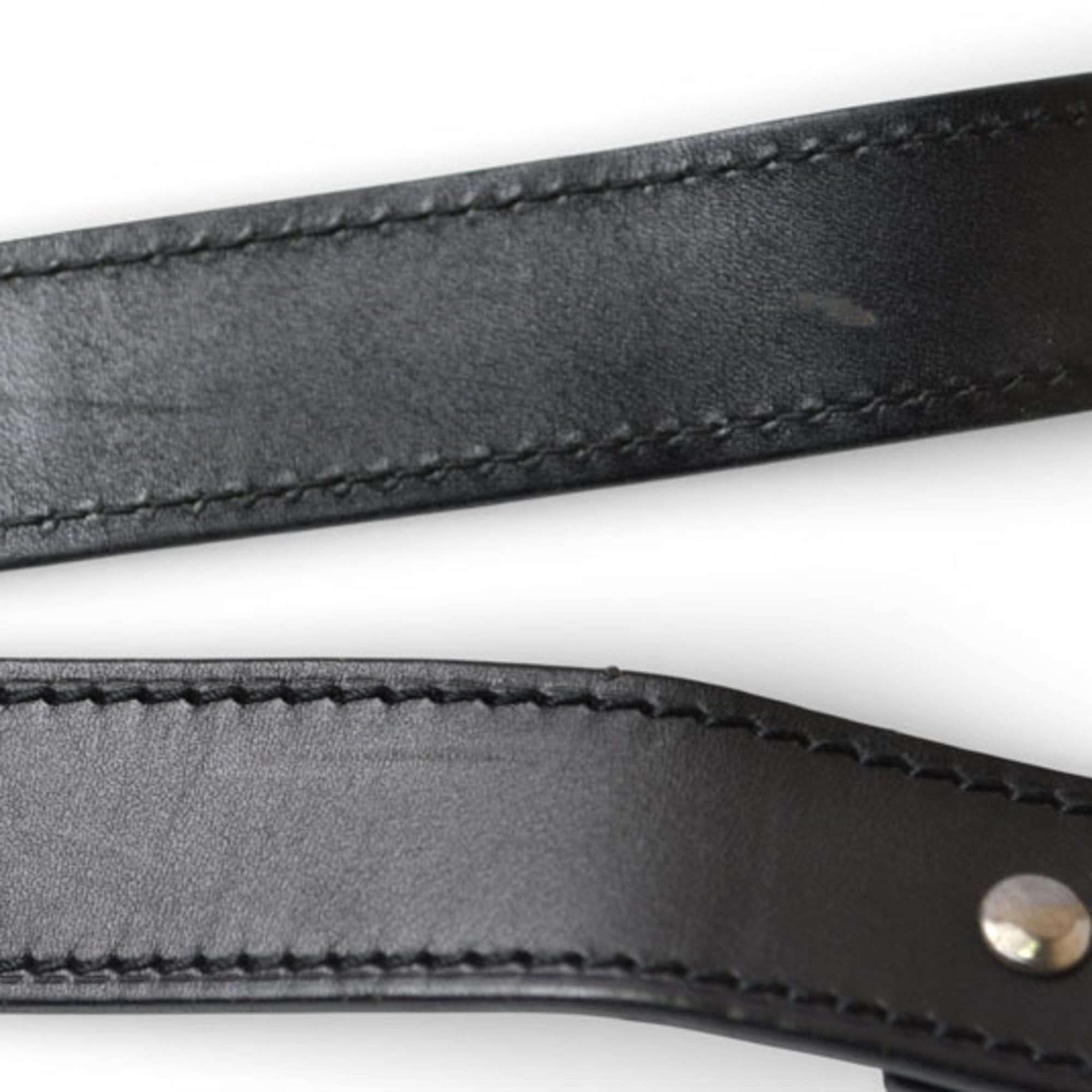 Gucci Gucci Shoulder Bag, GUCCI Crossbody Leather, Black, 106300 Size ONE SIZE - 10 Thumbnail