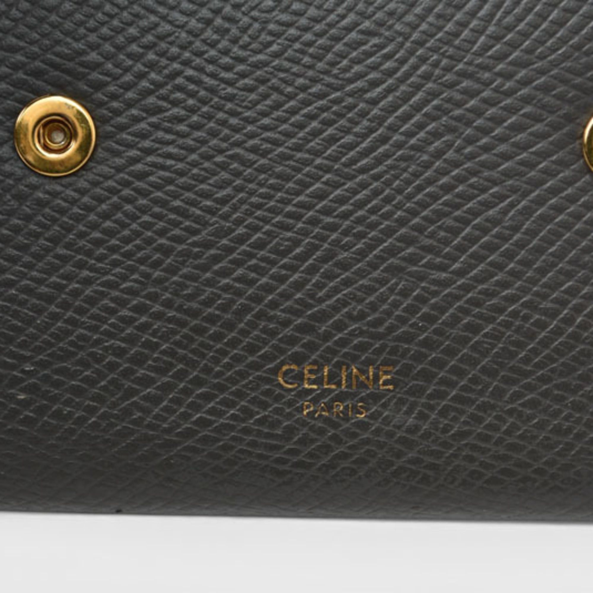 Celine Celine Women's Small Trifold Wallet, Gray, 10B57 Size ONE SIZE - 9 Thumbnail