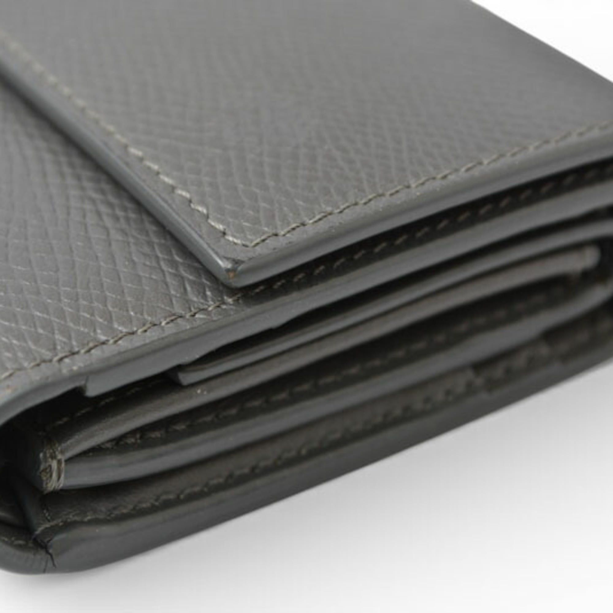 Celine Celine Women's Small Trifold Wallet, Gray, 10B57 Size ONE SIZE - 7 Thumbnail