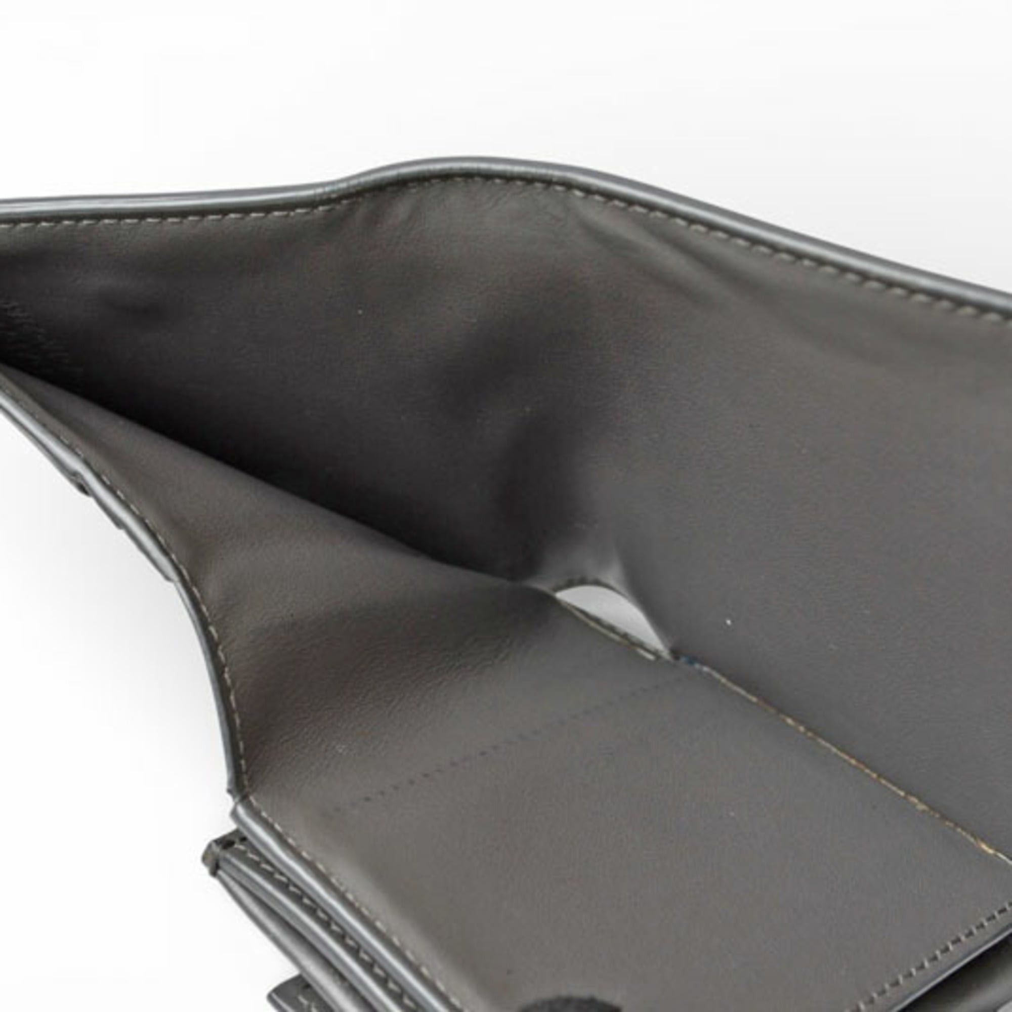 Celine Celine Women's Small Trifold Wallet, Gray, 10B57 Size ONE SIZE - 11 Thumbnail