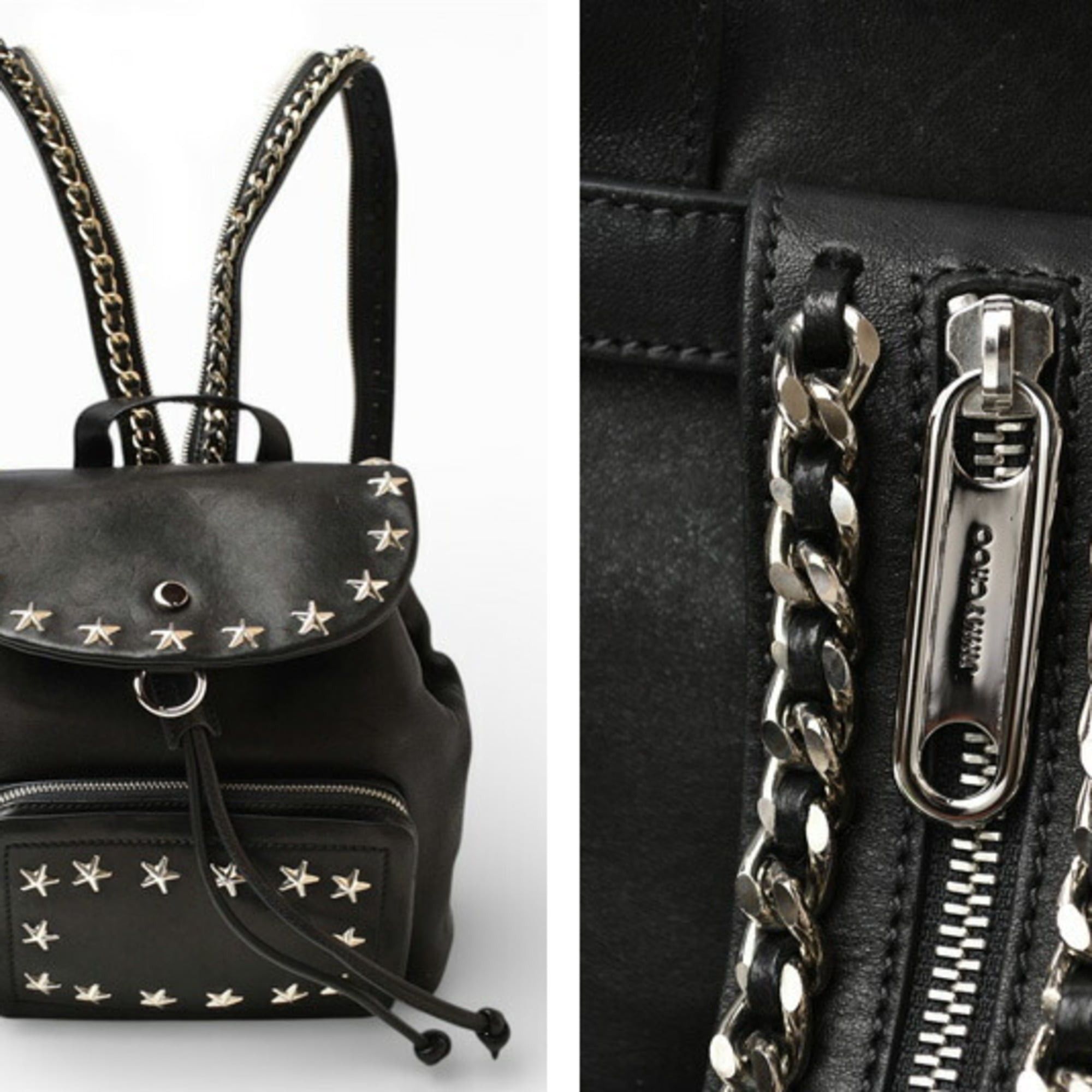 Jimmy Choo Jimmy Choo backpack/daypack, JIMMY CHOO SUKI studs in black Size ONE SIZE - 7 Thumbnail