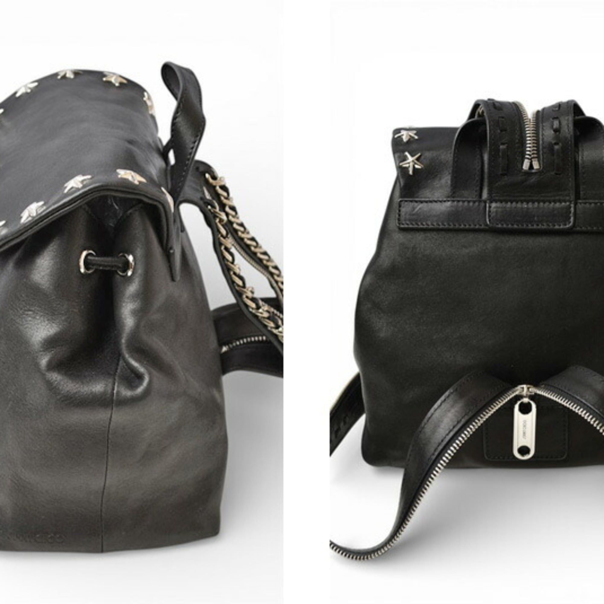 Jimmy Choo Jimmy Choo backpack/daypack, JIMMY CHOO SUKI studs in black Size ONE SIZE - 6 Thumbnail