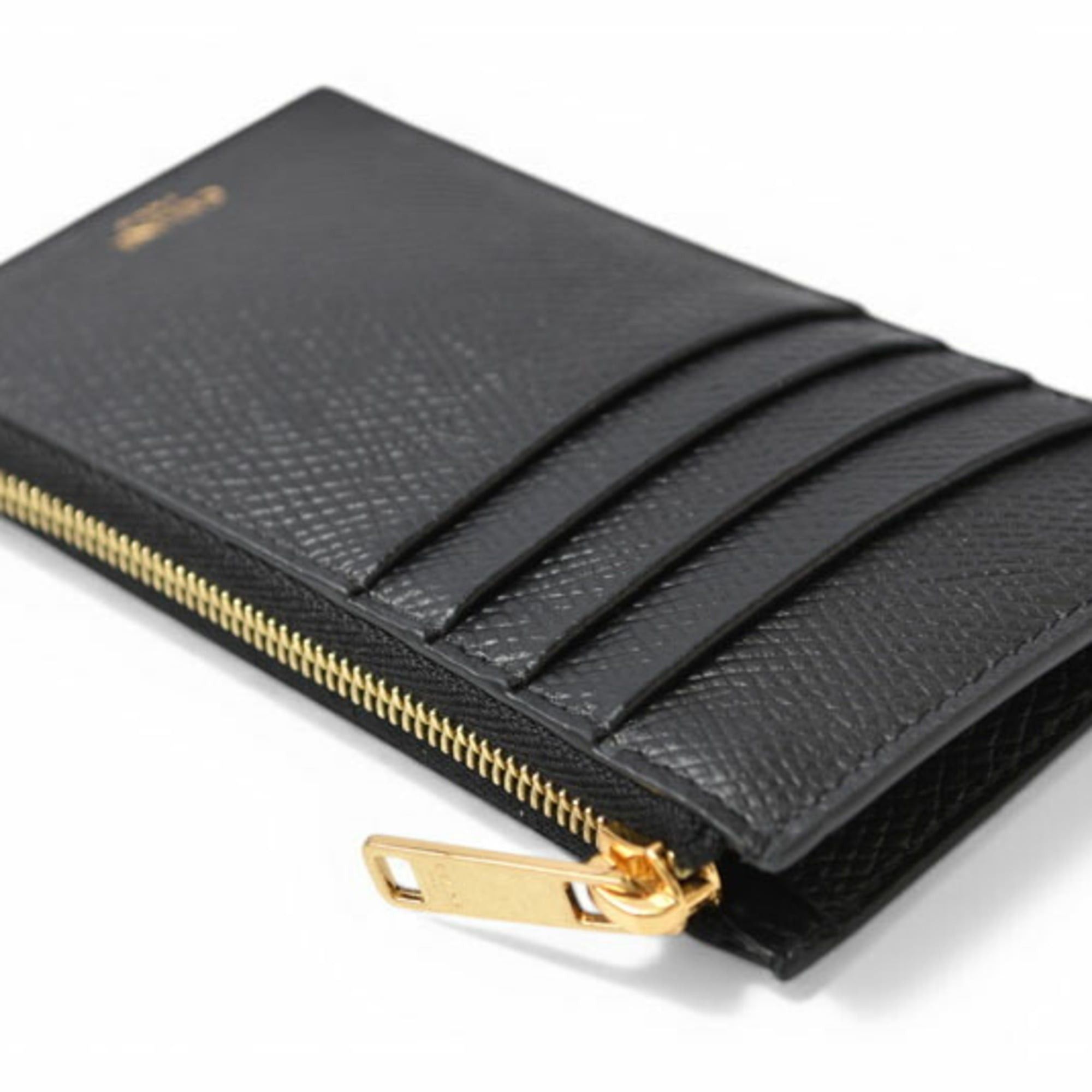 Celine Celine Coin Case, Card Holder, CELINE Zippered Compact, Fragment Black, 10B683BEL Size ONE SIZE - 6 Thumbnail