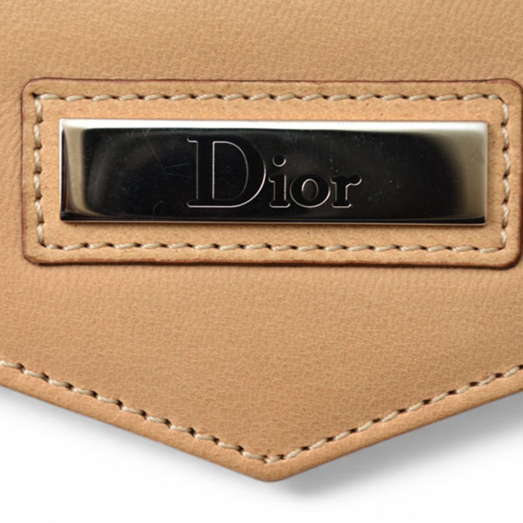 Dior Christian Dior Key Case, Street Chic, Beige Jacquard Leather Size ONE SIZE - 3 Thumbnail