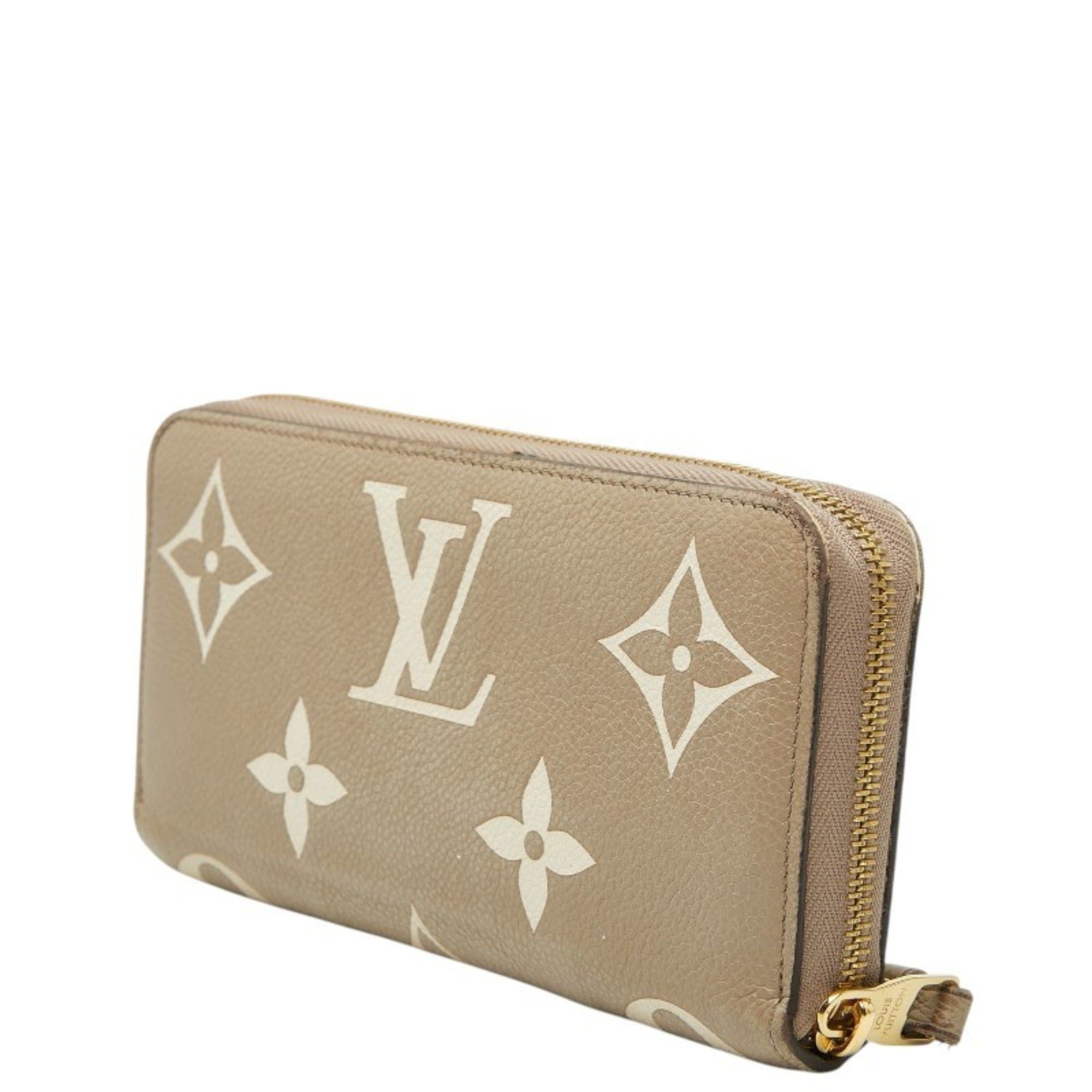 Louis Vuitton Louis Vuitton Monogram Empreinte Zippy Wallet Round Zip Long M69794 Tourterelle Crème Beige Leather Women's LOUIS VUITTON Size ONE SIZE - 2 Thumbnail