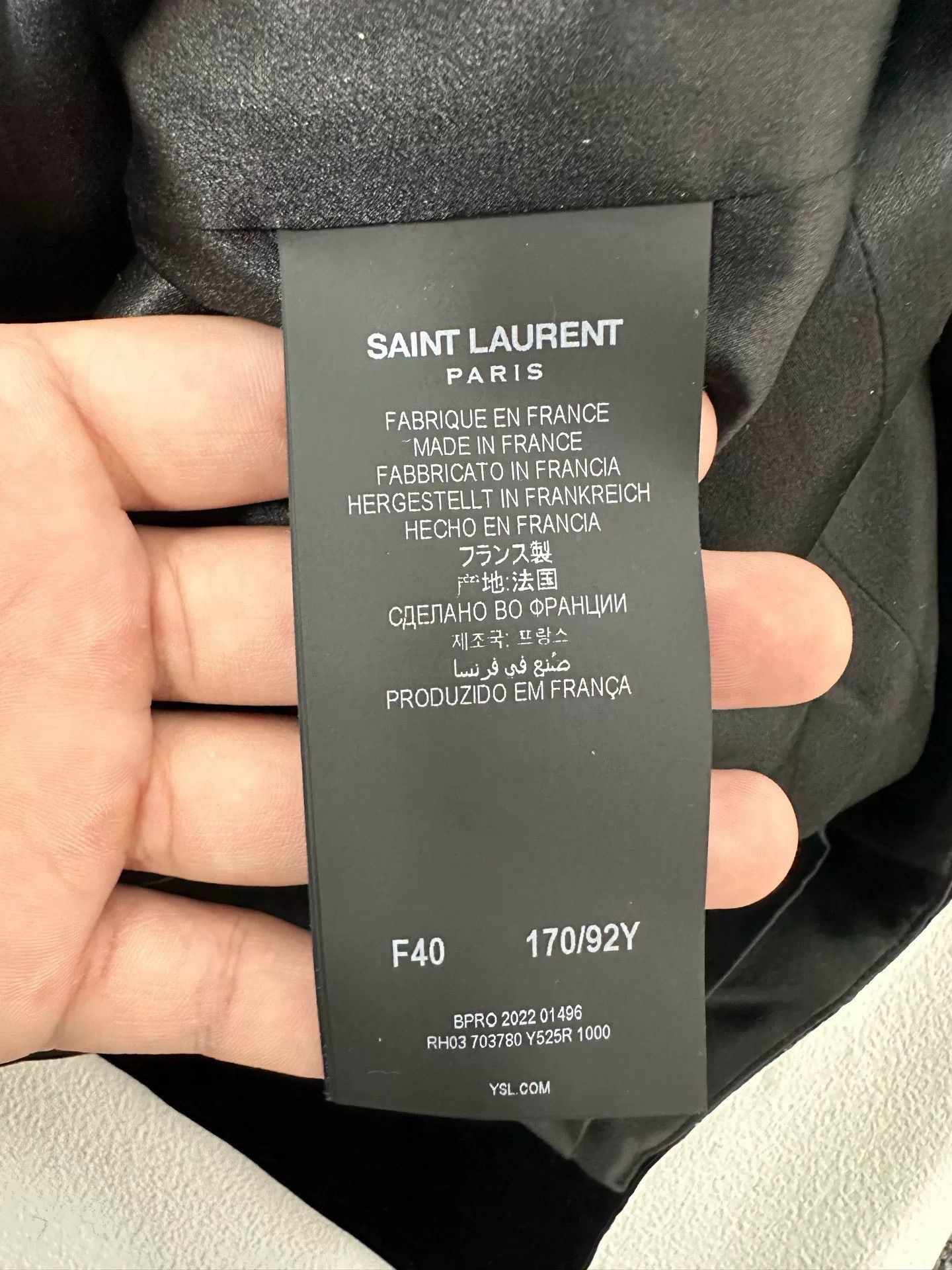 Saint Laurent Paris Saint Laurent Velvet Lace Dress Size S / US 4 / IT 40 - 2 Thumbnail