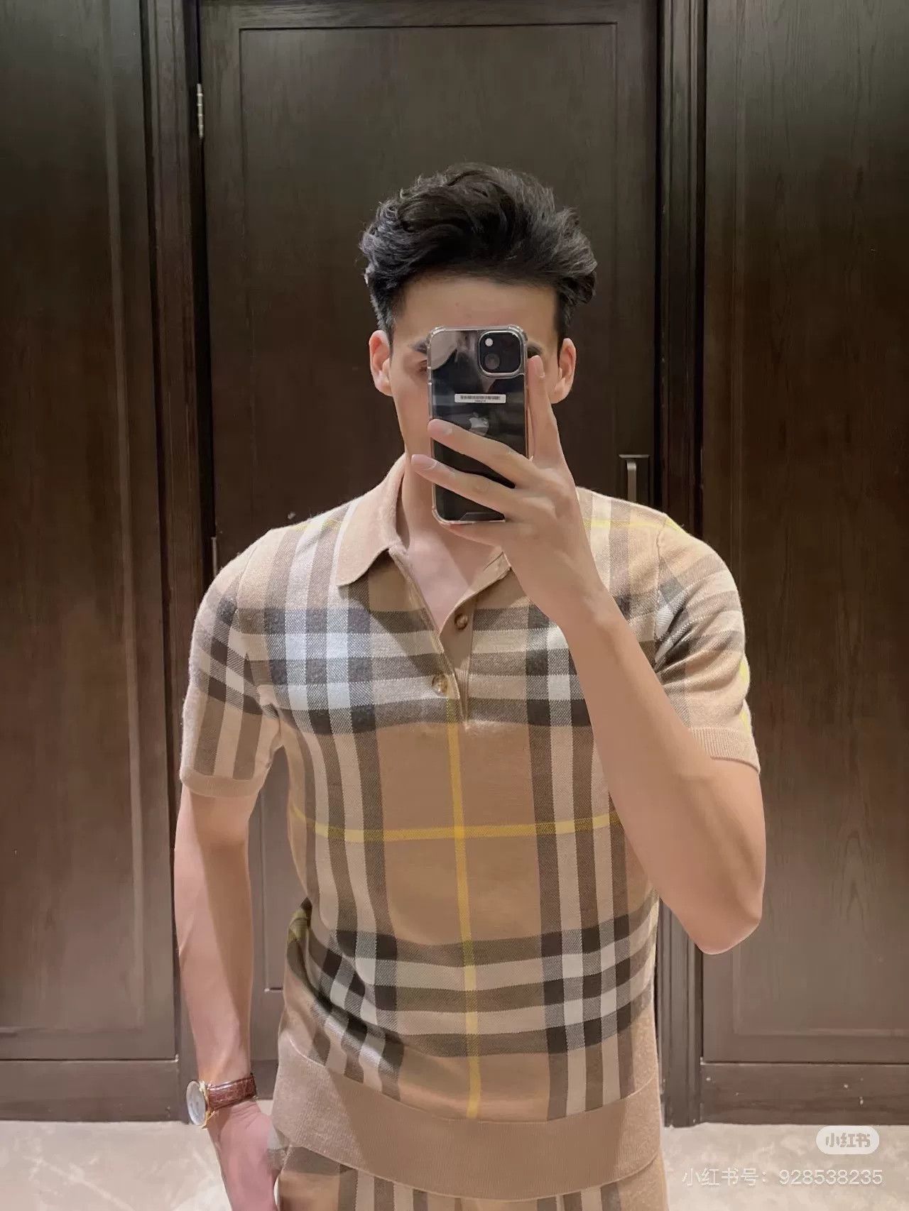 Burberry Burberry Classic Check Polo Short Sleeve Size US M / EU 48-50 / 2 - 4 Thumbnail