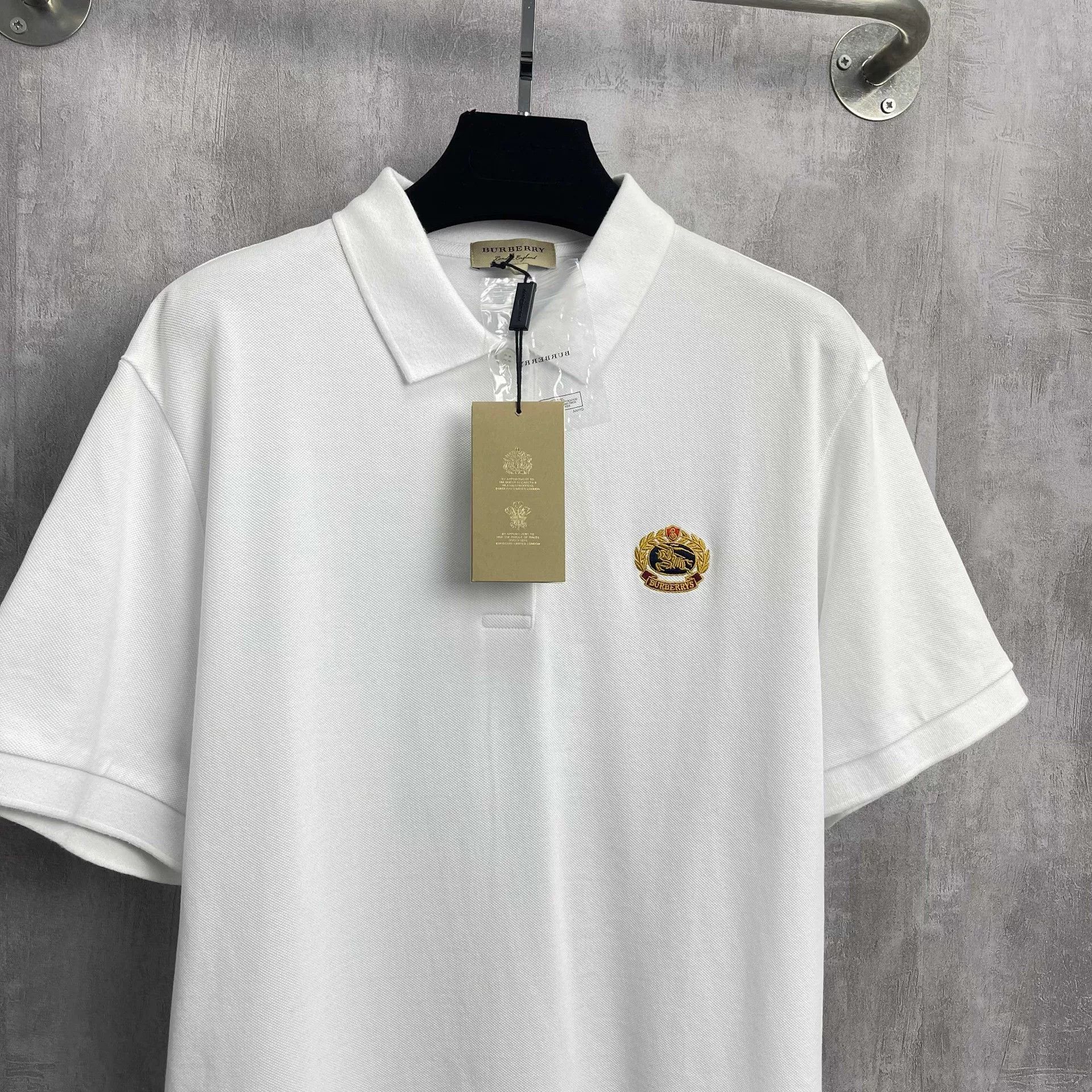 Burberry Burberry Wheat Ear Horse Logo Polo T-Shirt Size US M / EU 48-50 / 2 - 2 Thumbnail