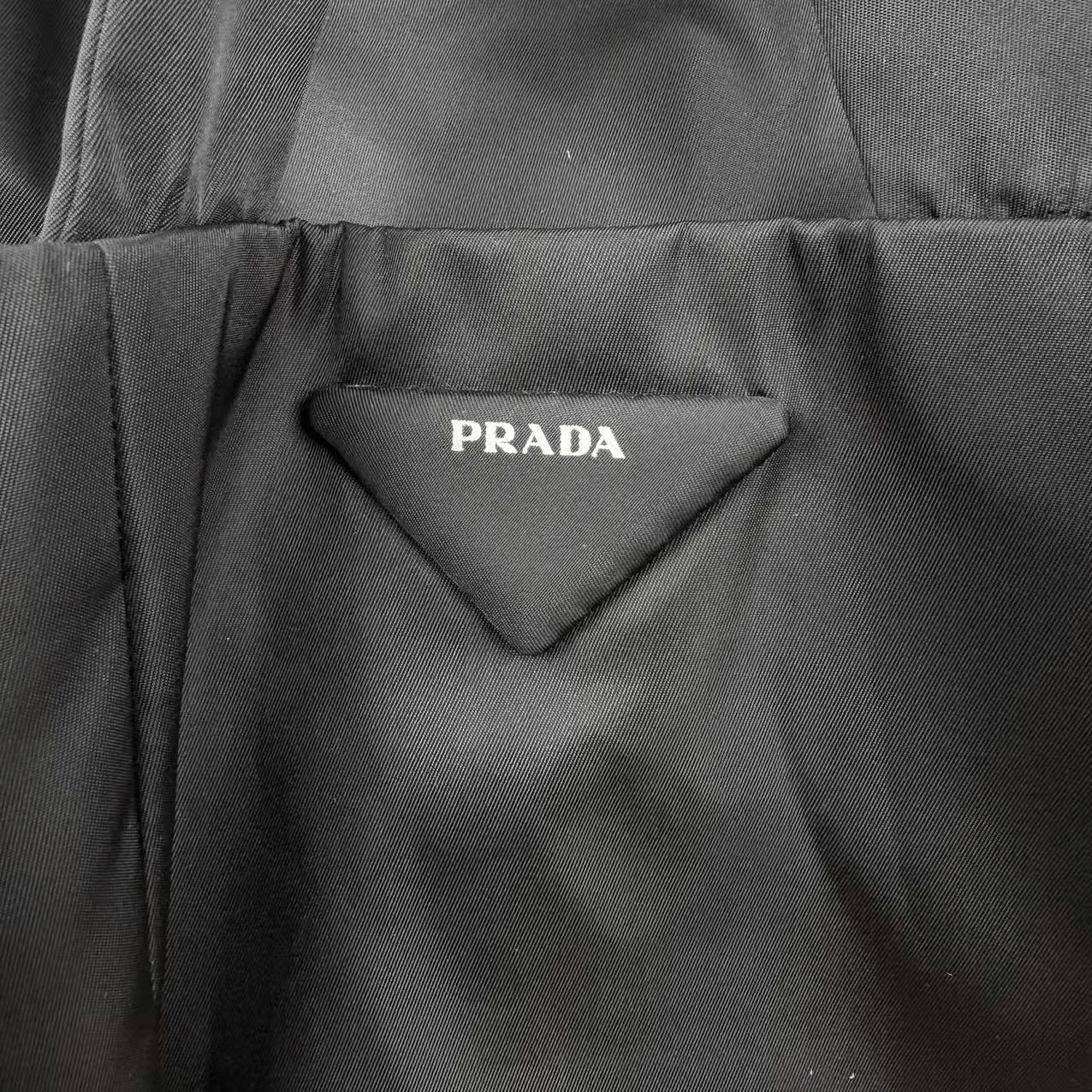 Prada Prada Triangle Logo Rhinestone Nylon Dress Size M / US 6-8 / IT 42-44 - 3 Thumbnail