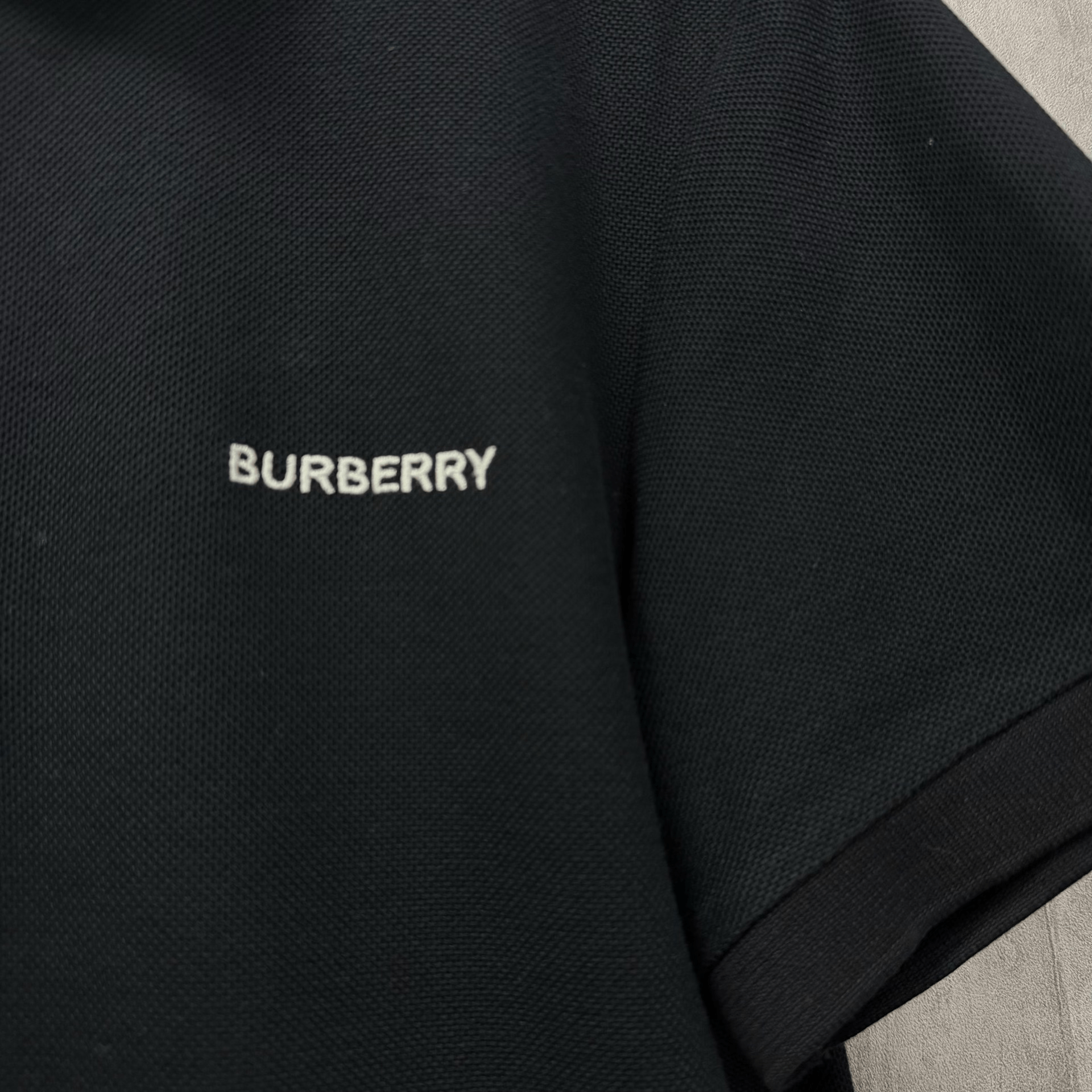 Burberry Burberry Embroidered Logo Check Polo T-shirt Size US M / EU 48-50 / 2 - 2 Thumbnail