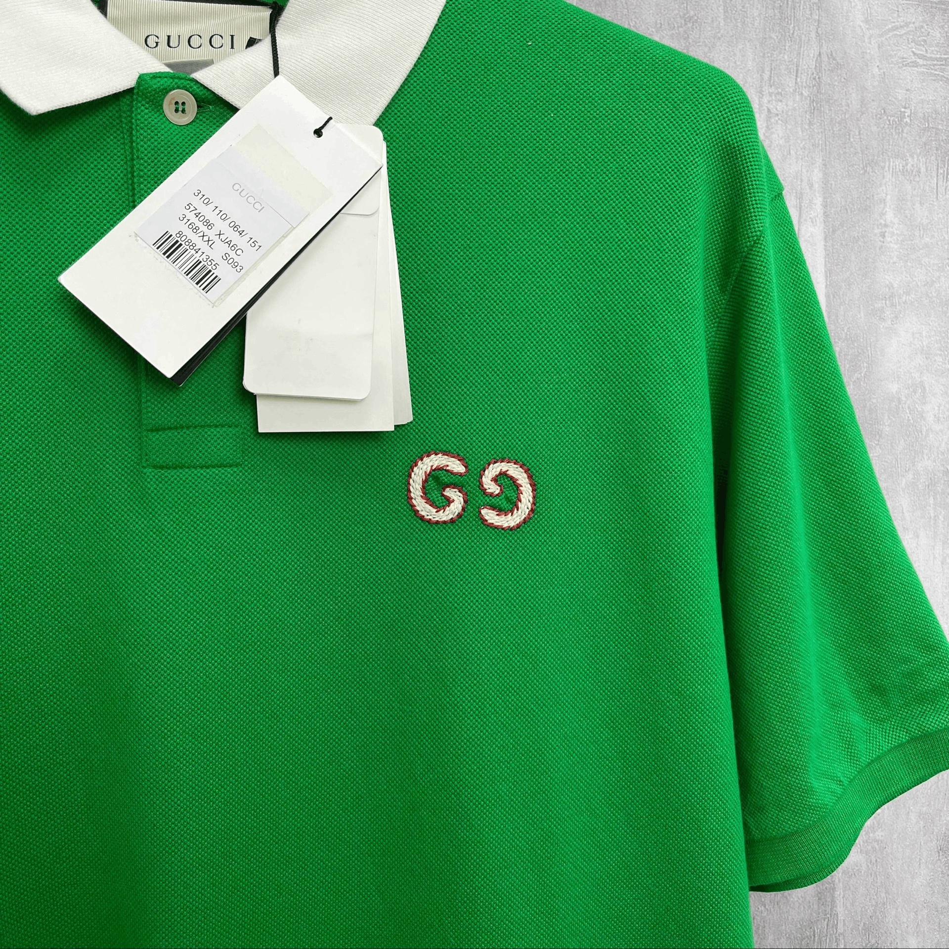 Gucci Gucci Double G Logo Polo T-shirt Size US XXL / EU 58 / 5 - 2 Thumbnail
