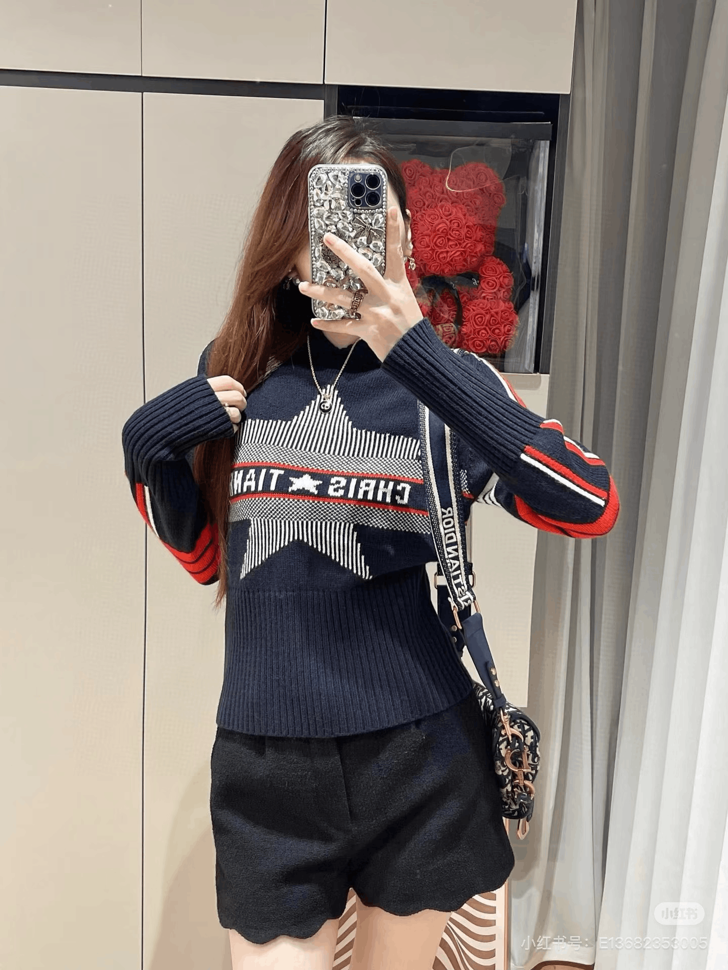Dior Dior Intarsia Star Logo Cashmere Wool Sweater Size S / US 4 / IT 40 - 7 Thumbnail