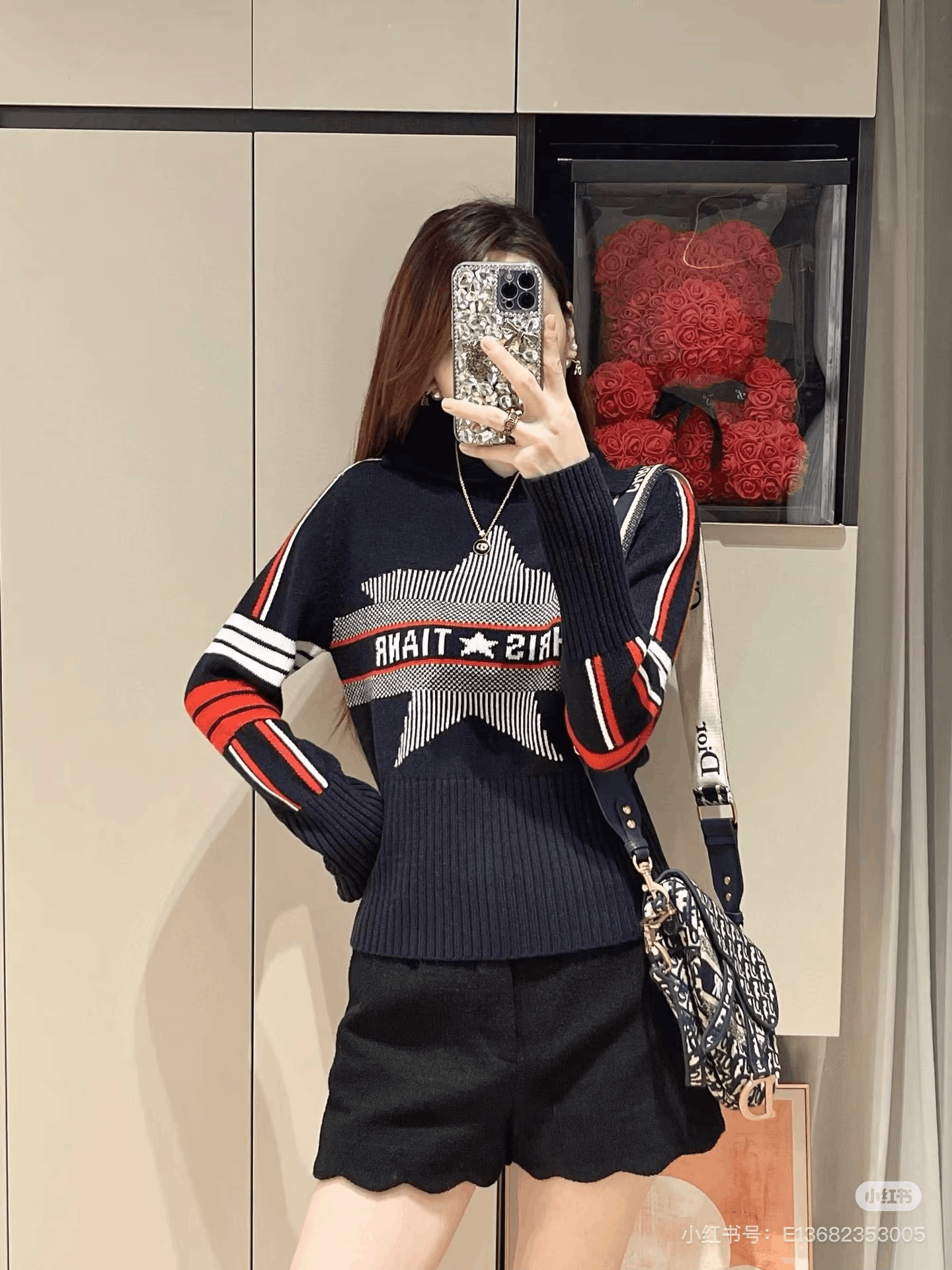 Dior Dior Intarsia Star Logo Cashmere Wool Sweater Size S / US 4 / IT 40 - 6 Thumbnail