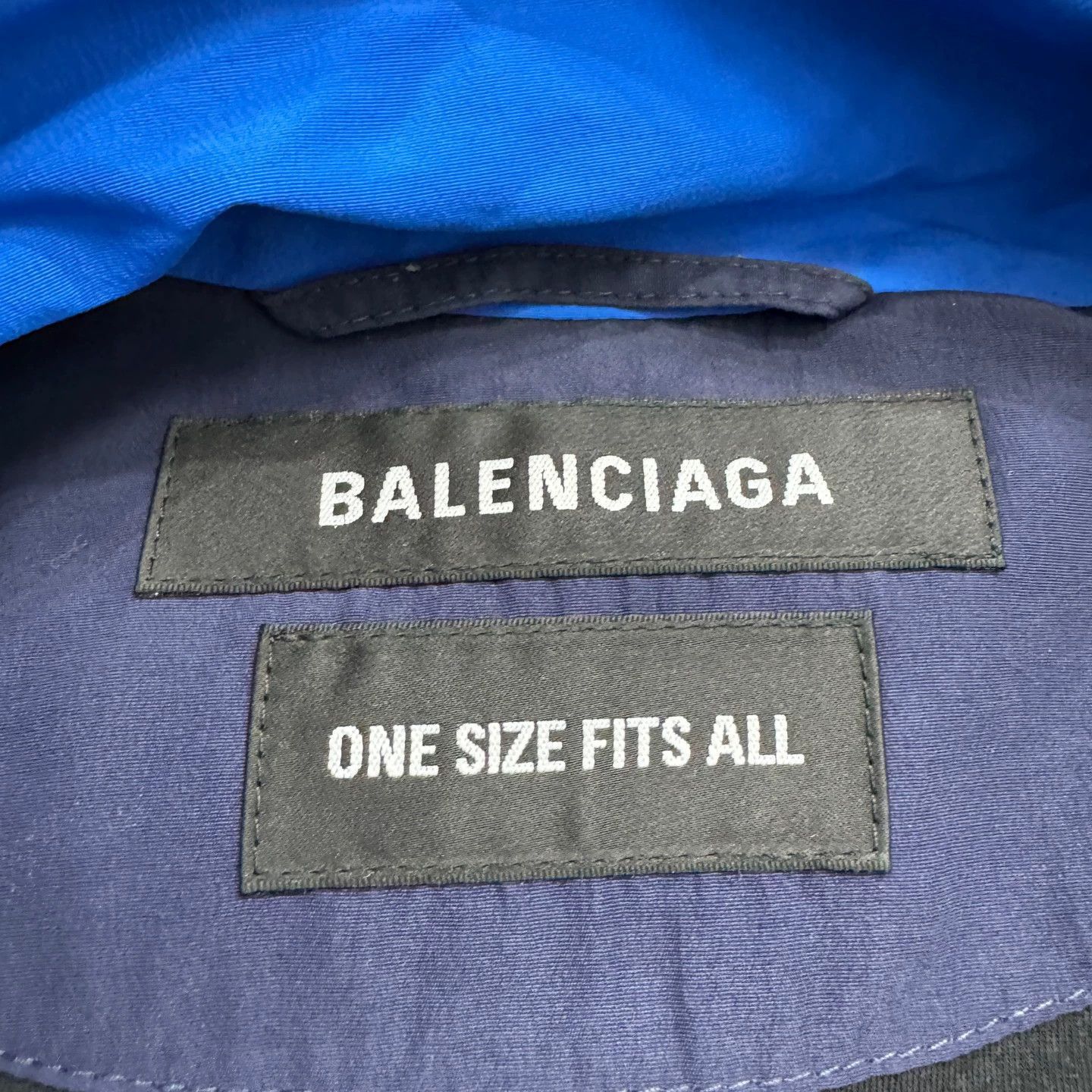 Balenciaga Blue Color Block Light Jacket XS Size US XS / EU 42 / 0 - 2 Thumbnail