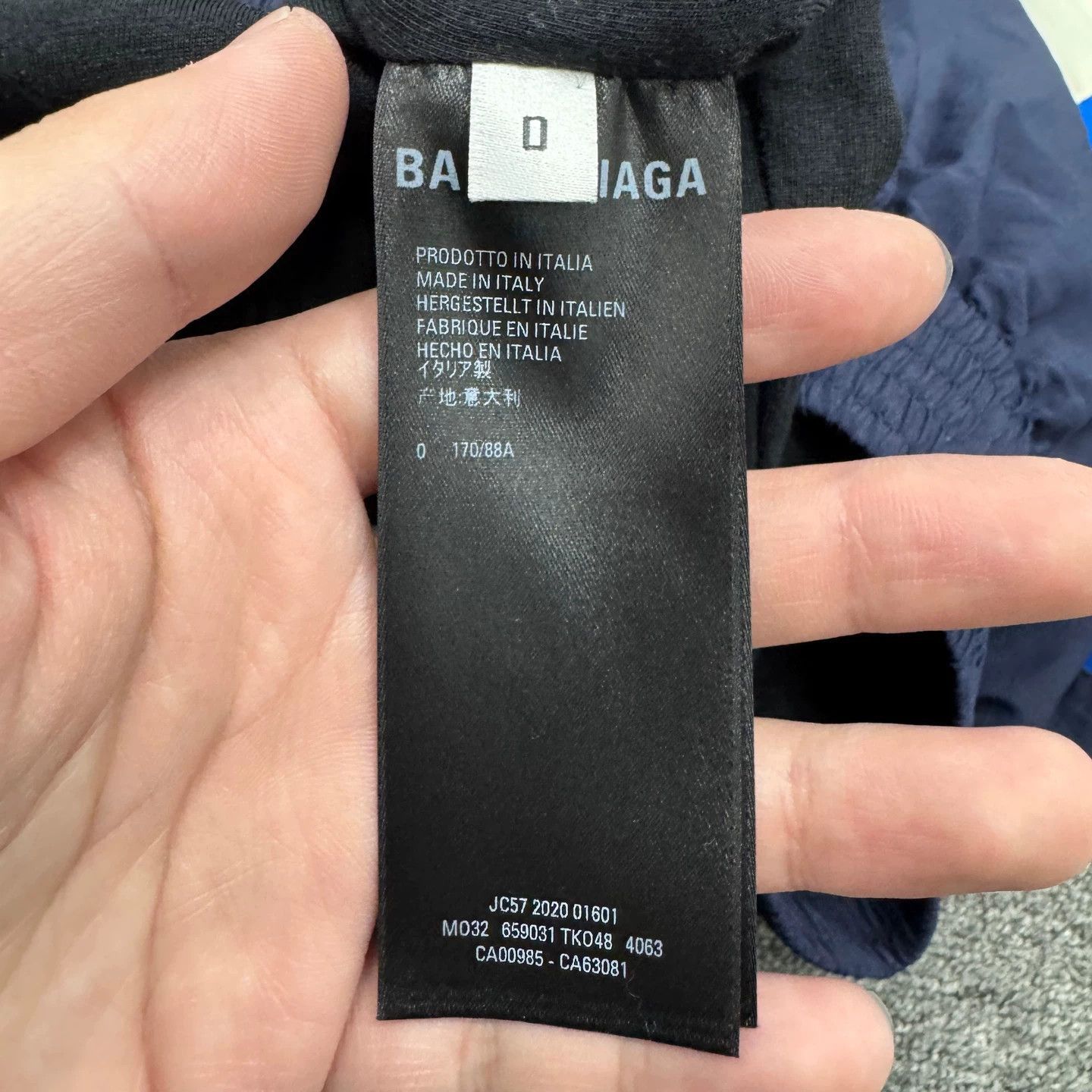 Balenciaga Blue Color Block Light Jacket XS Size US XS / EU 42 / 0 - 3 Thumbnail