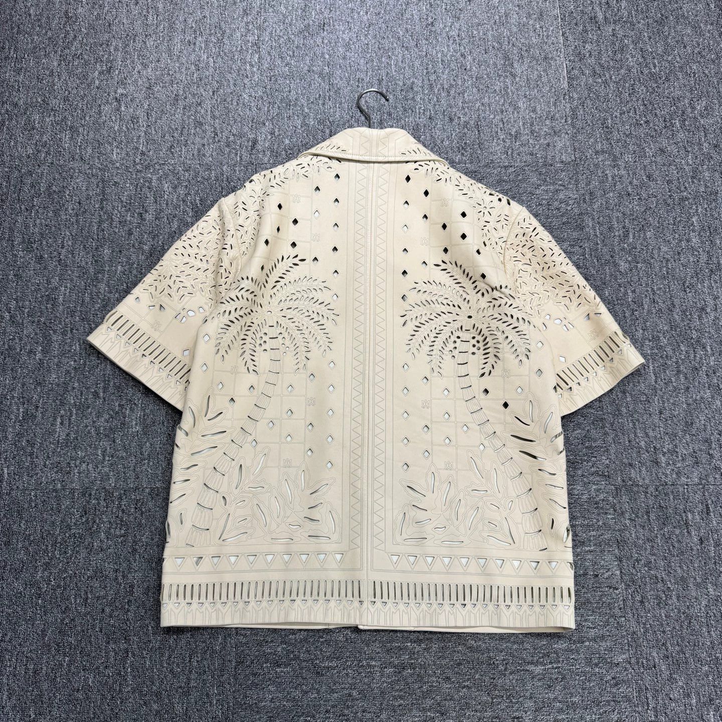 Amiri Green Short Sleeve Palm Tree Button-Up Shirt Size US S / EU 44-46 / 1 - 5 Thumbnail