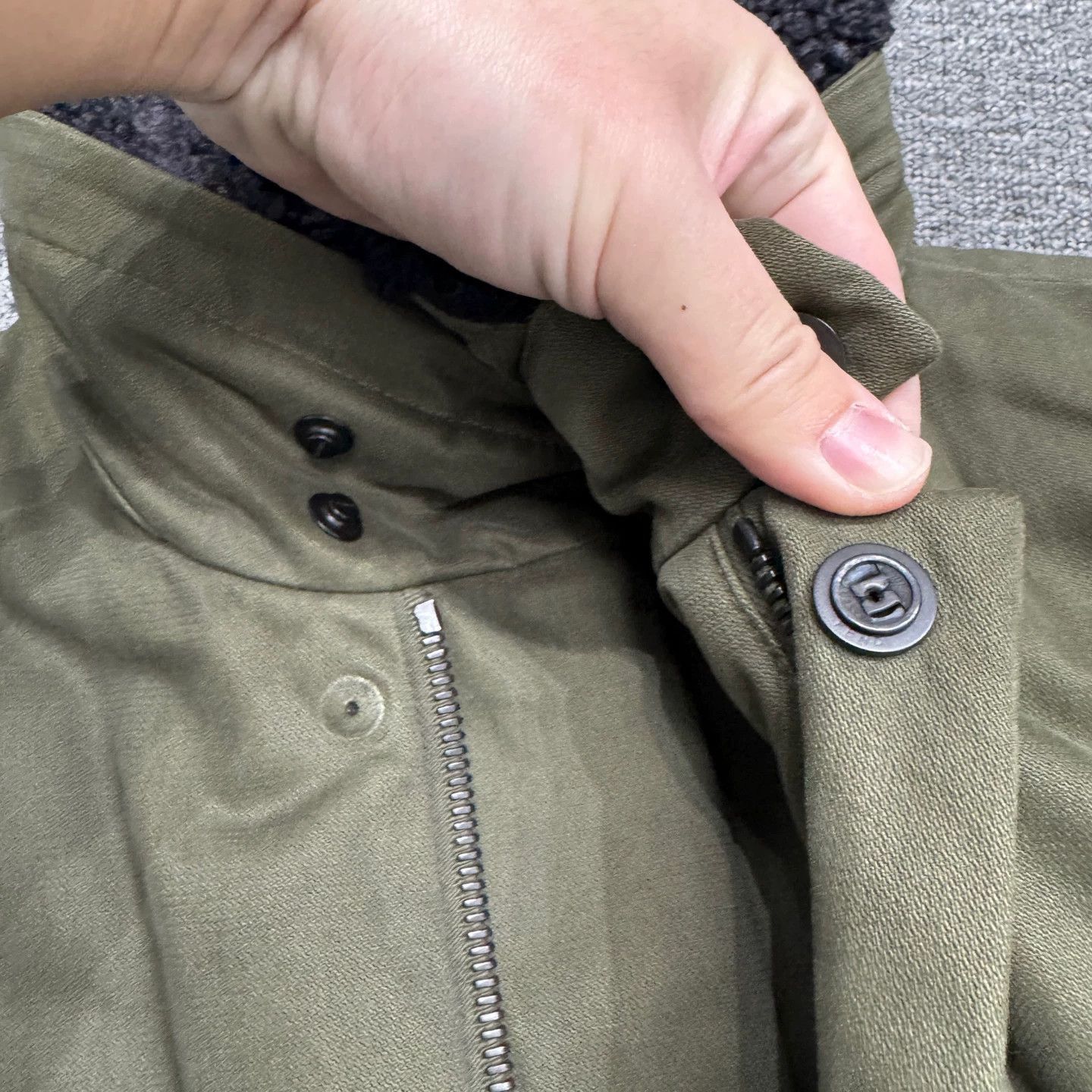 Fendi Green Parka with Hood and Sherpa Pockets Size US S / EU 44-46 / 1 - 2 Thumbnail