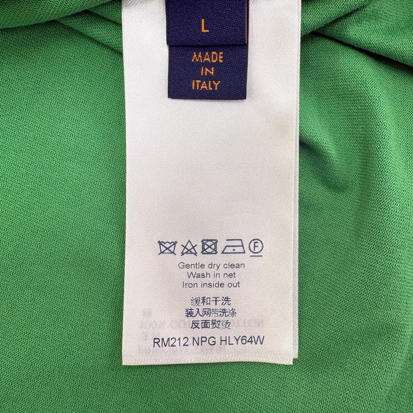 Louis Vuitton Green Short Sleeve Crewneck T-Shirt Size L Size US L / EU 52-54 / 3 - 7 Thumbnail