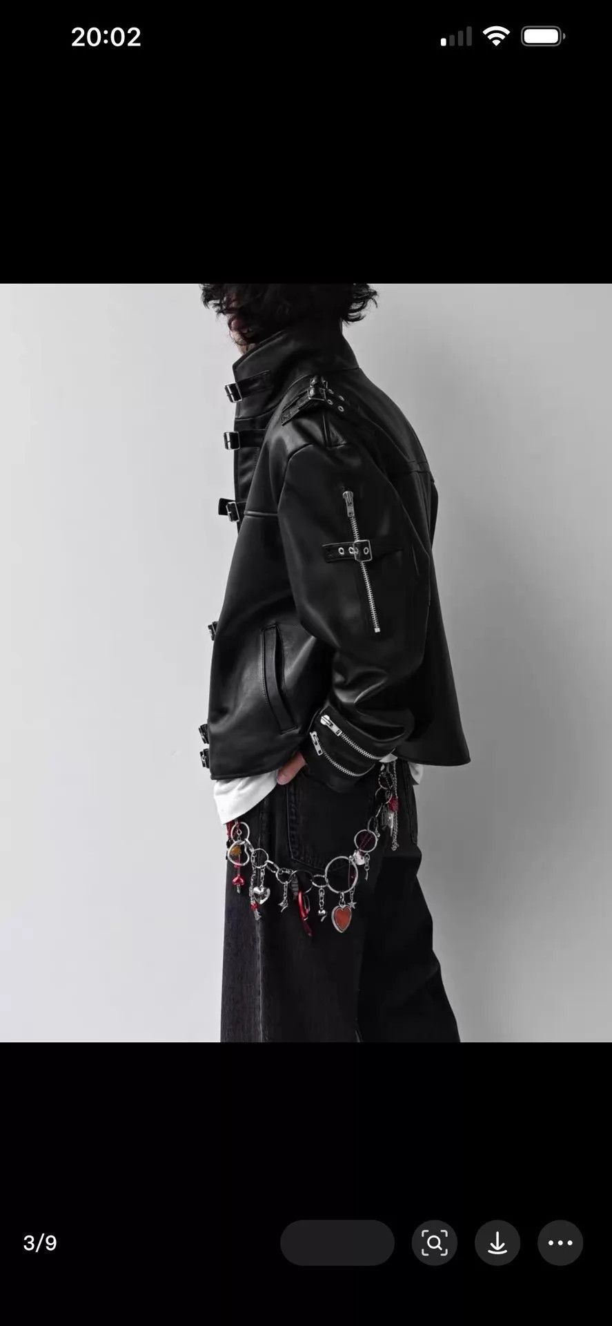 Doublet Black Leather Jacket with Buckles and Zippers Size US M / EU 48-50 / 2 - 7 Thumbnail