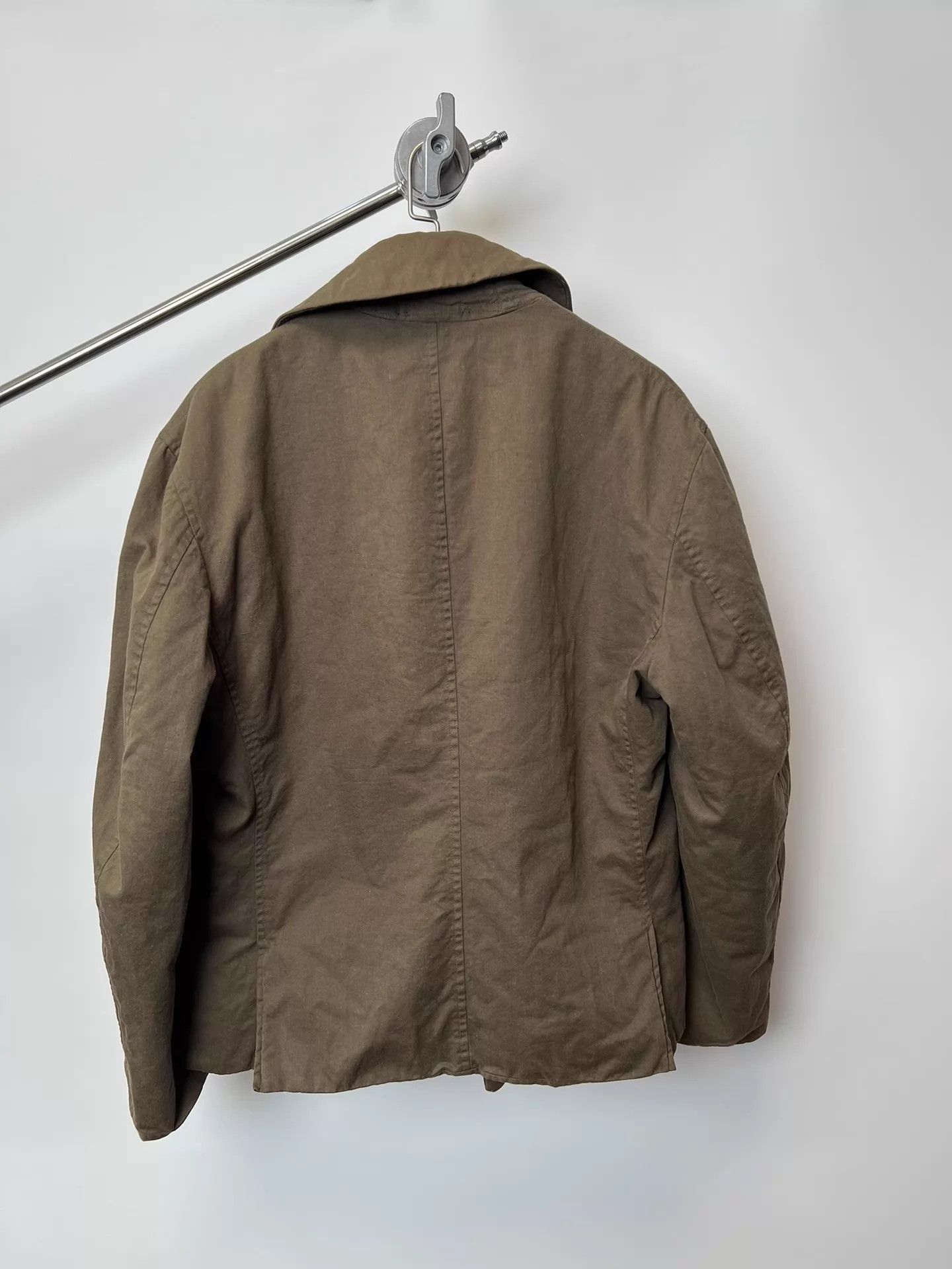 Issey Miyake Beige Double-Breasted Light Jacket Size M Size US M / EU 48-50 / 2 - 5 Thumbnail