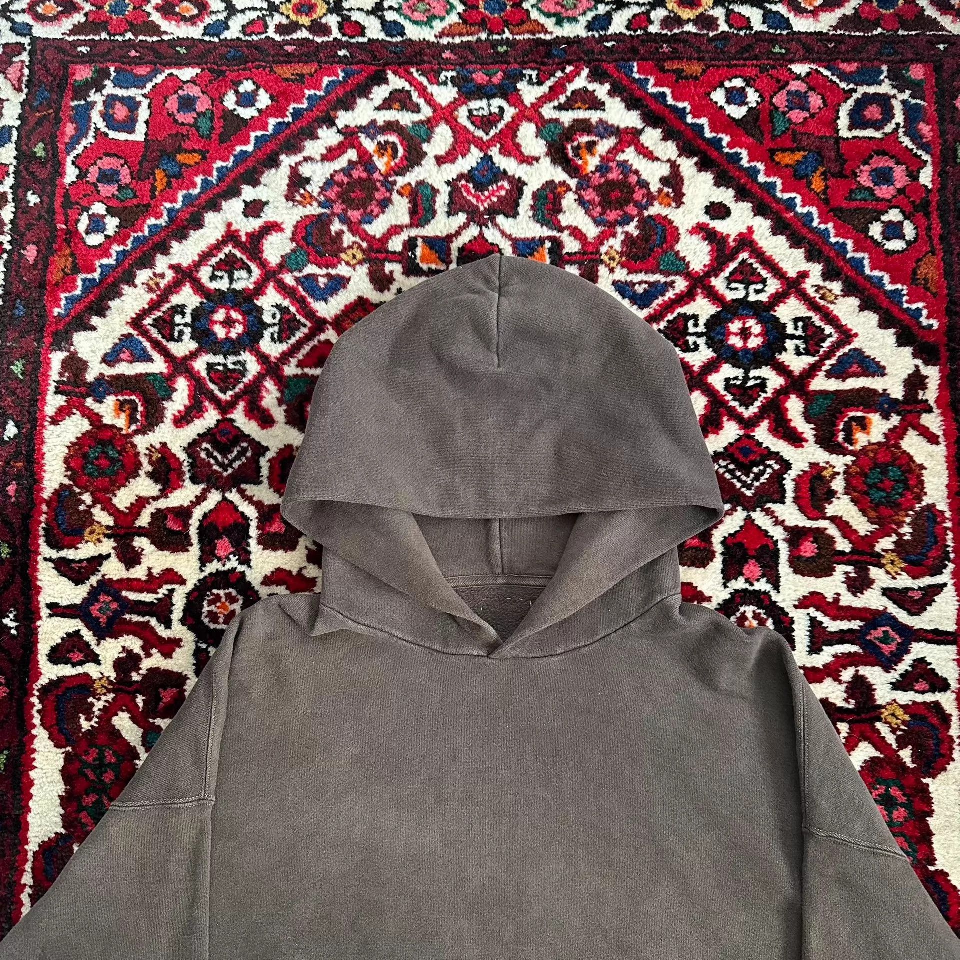 Visvim Brown Oversized Hoodie with Kangaroo Pocket Size US S / EU 44-46 / 1 - 4 Thumbnail