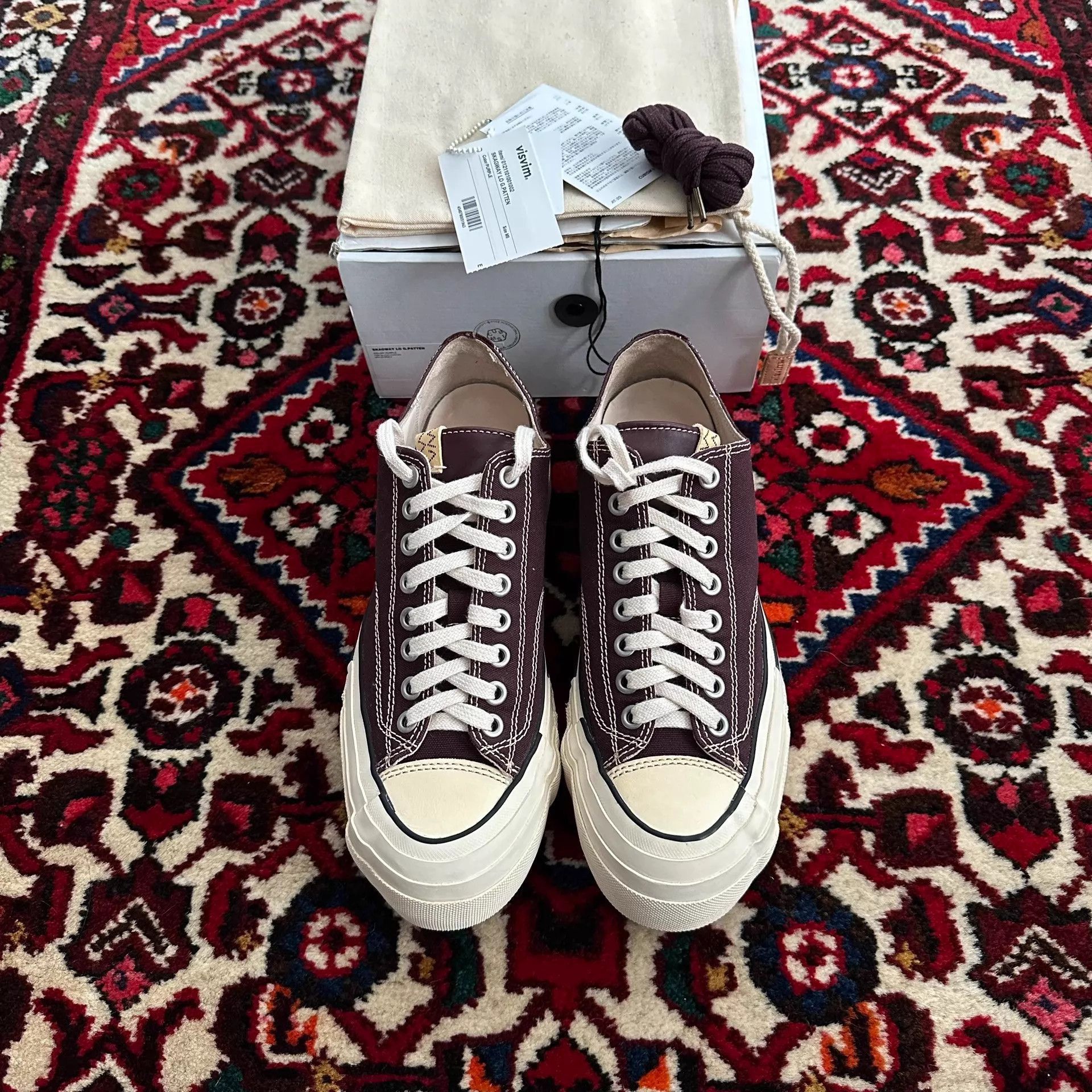 Visvim Brown Low-Top Sneakers Size 8 Size US 8 / EU 41 - 2 Thumbnail