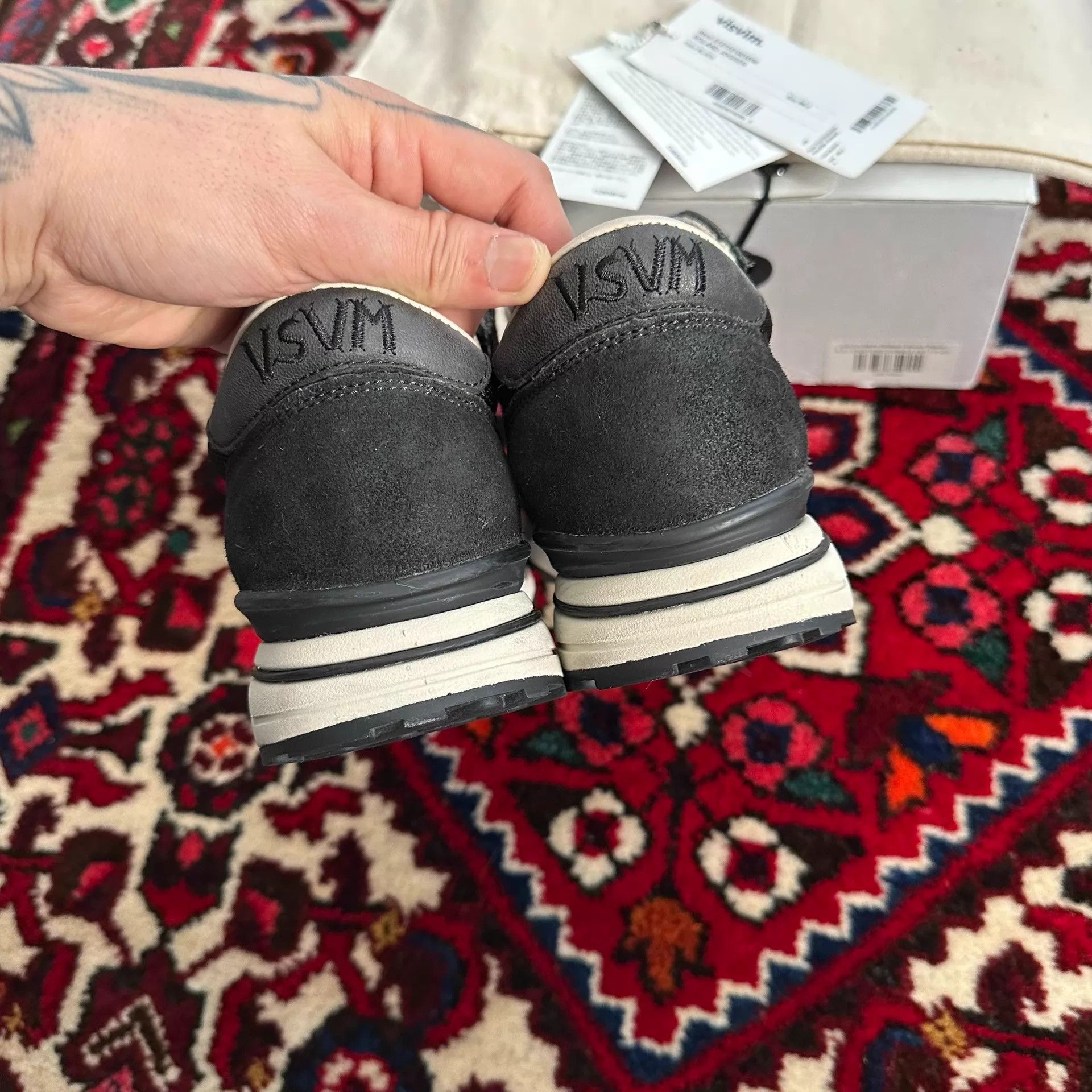Visvim Black Low-Top Sneakers Size 8.5 Size US 8.5 / EU 41-42 - 7 Thumbnail