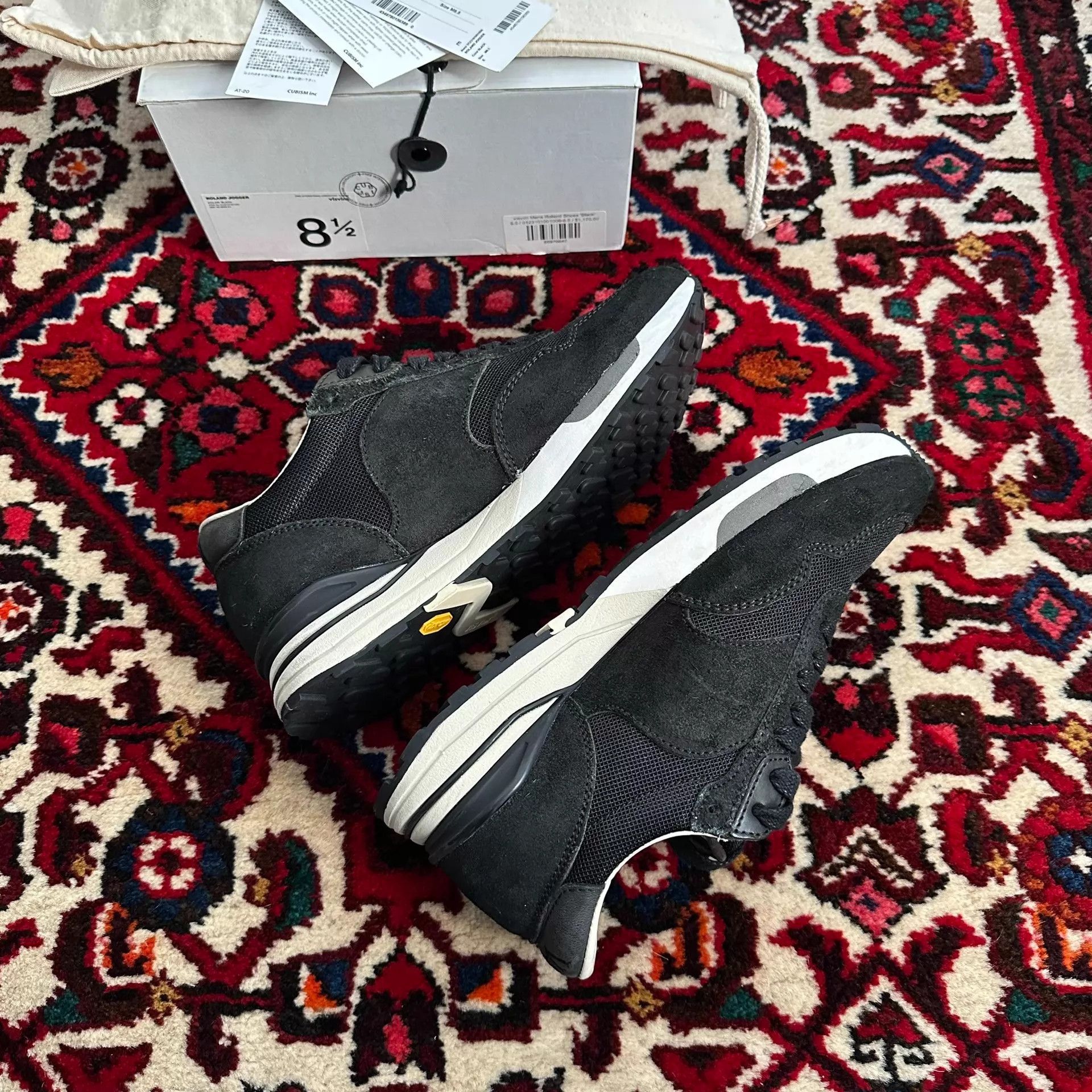 Visvim Black Low-Top Sneakers Size 8.5 Size US 8.5 / EU 41-42 - 4 Thumbnail