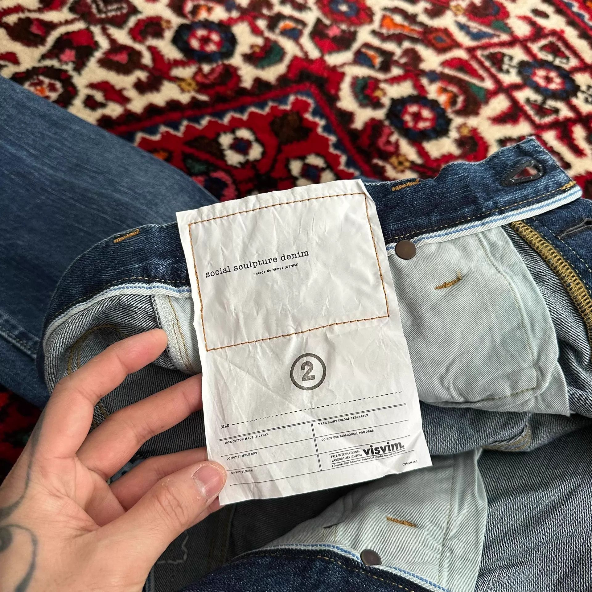 Visvim Blue Denim Pants Size 32 Size US 32 / EU 48 - 7 Thumbnail