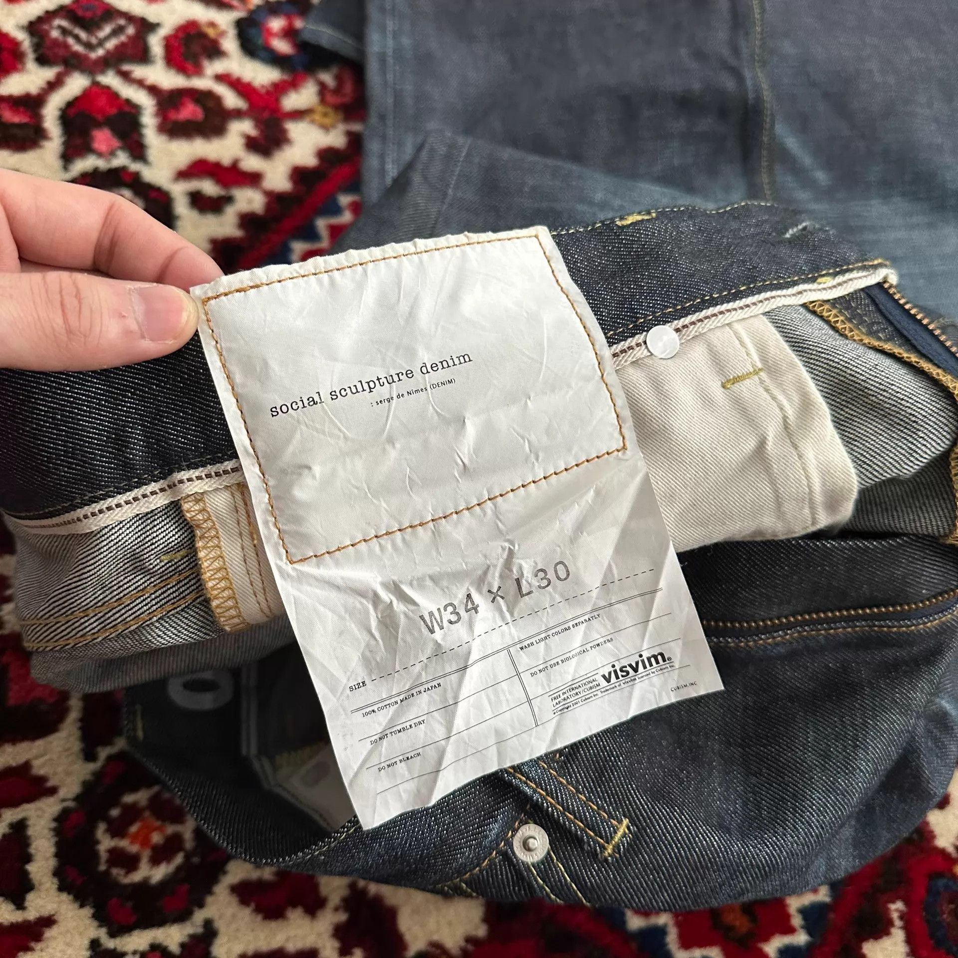 Visvim Blue Denim Jeans Size 34 Size US 34 / EU 50 - 8 Thumbnail
