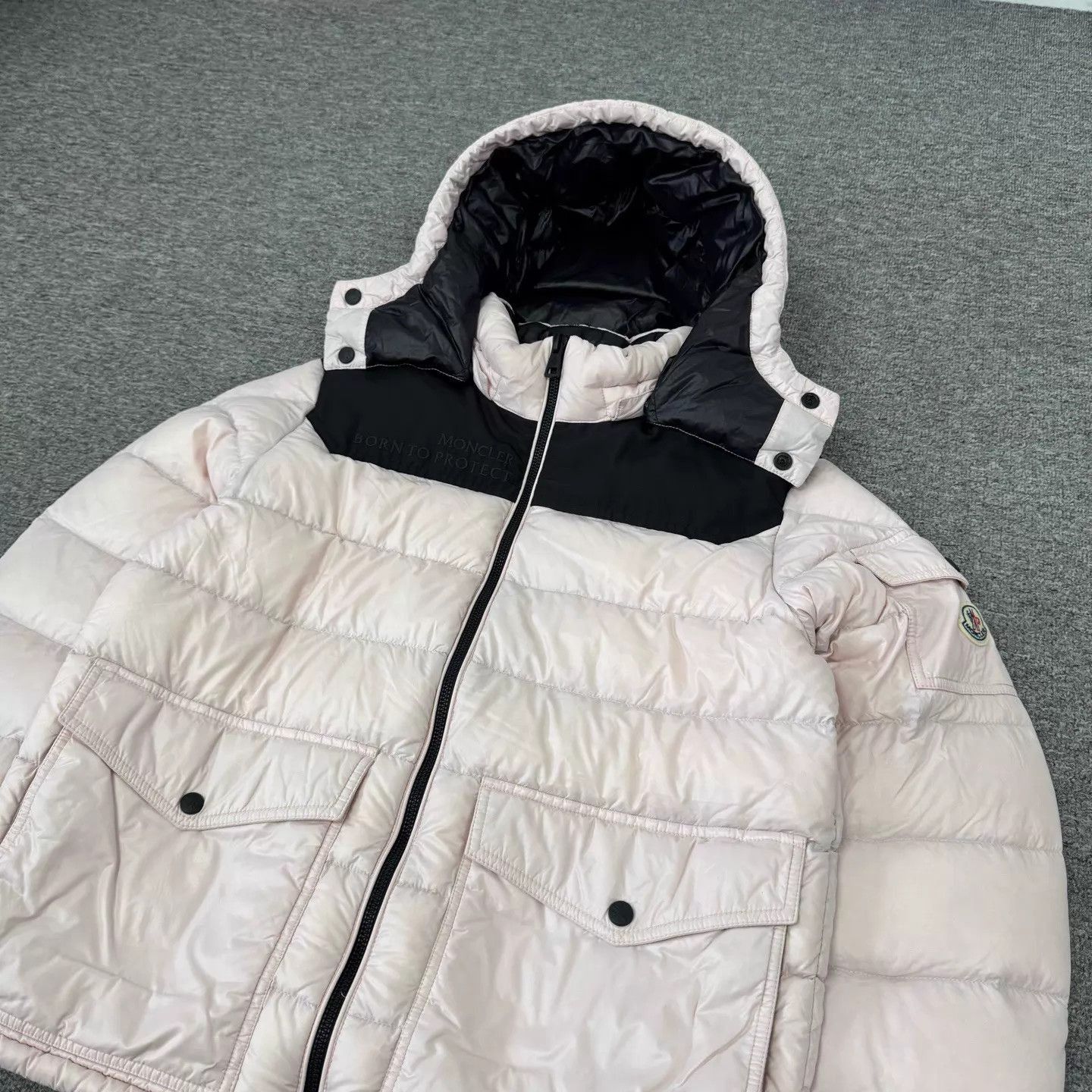 Moncler Pink Hooded Puffer Jacket Size S Size US S / EU 44-46 / 1 - 3 Thumbnail