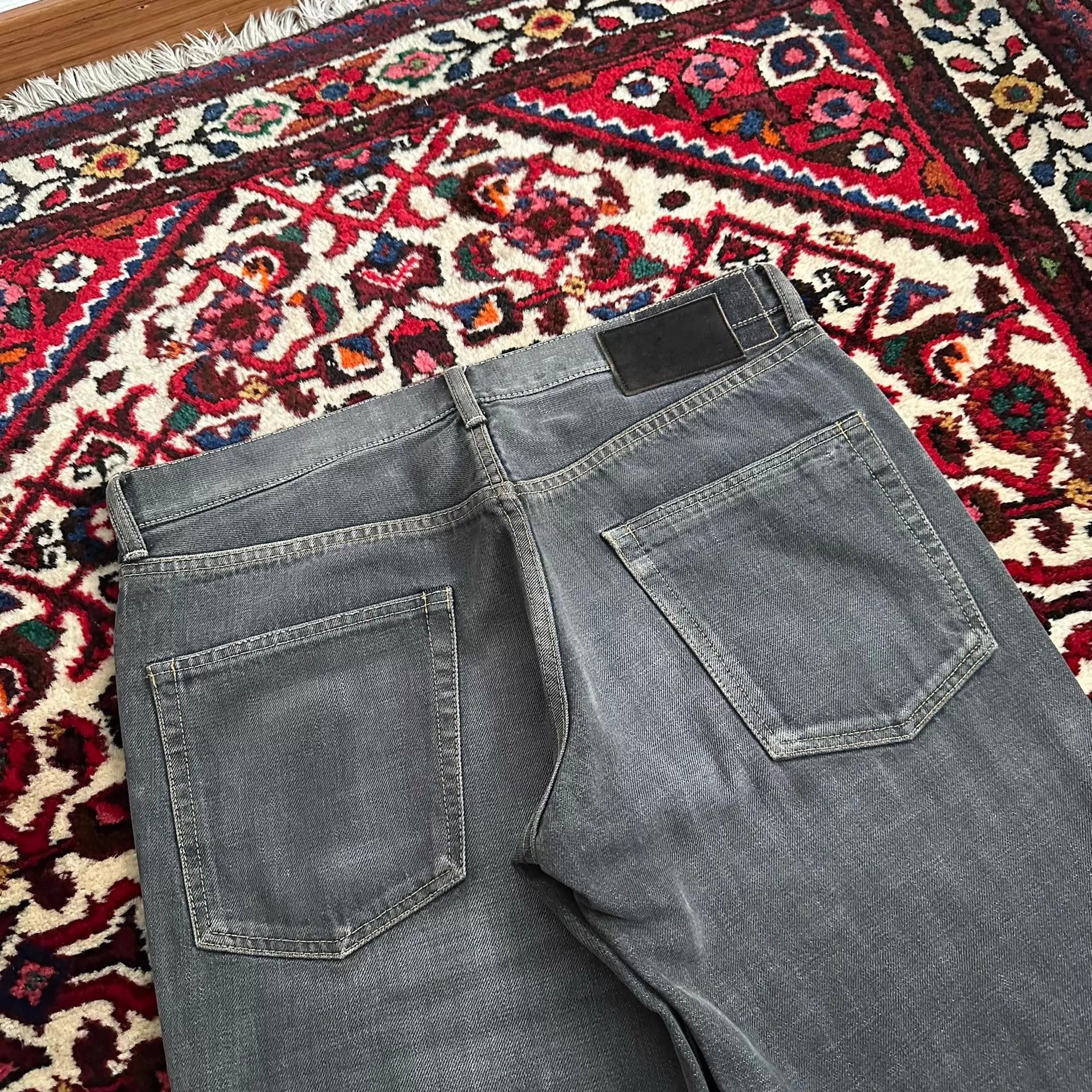 Visvim Gray Distressed Denim Pants Size 34 Size US 34 / EU 50 - 6 Thumbnail