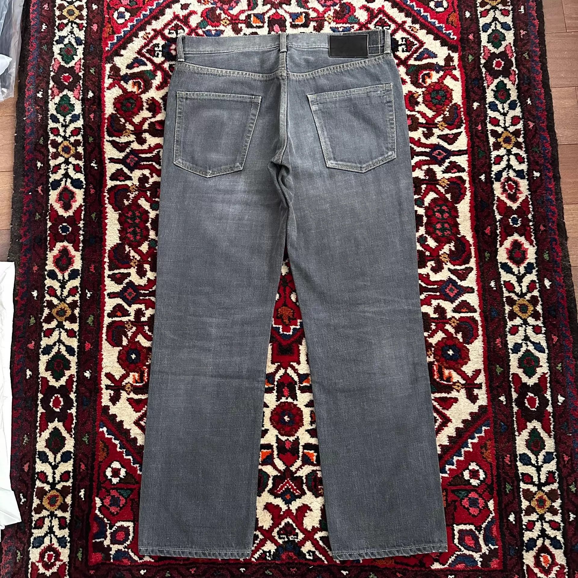 Visvim Gray Distressed Denim Pants Size 34 Size US 34 / EU 50 - 2 Thumbnail