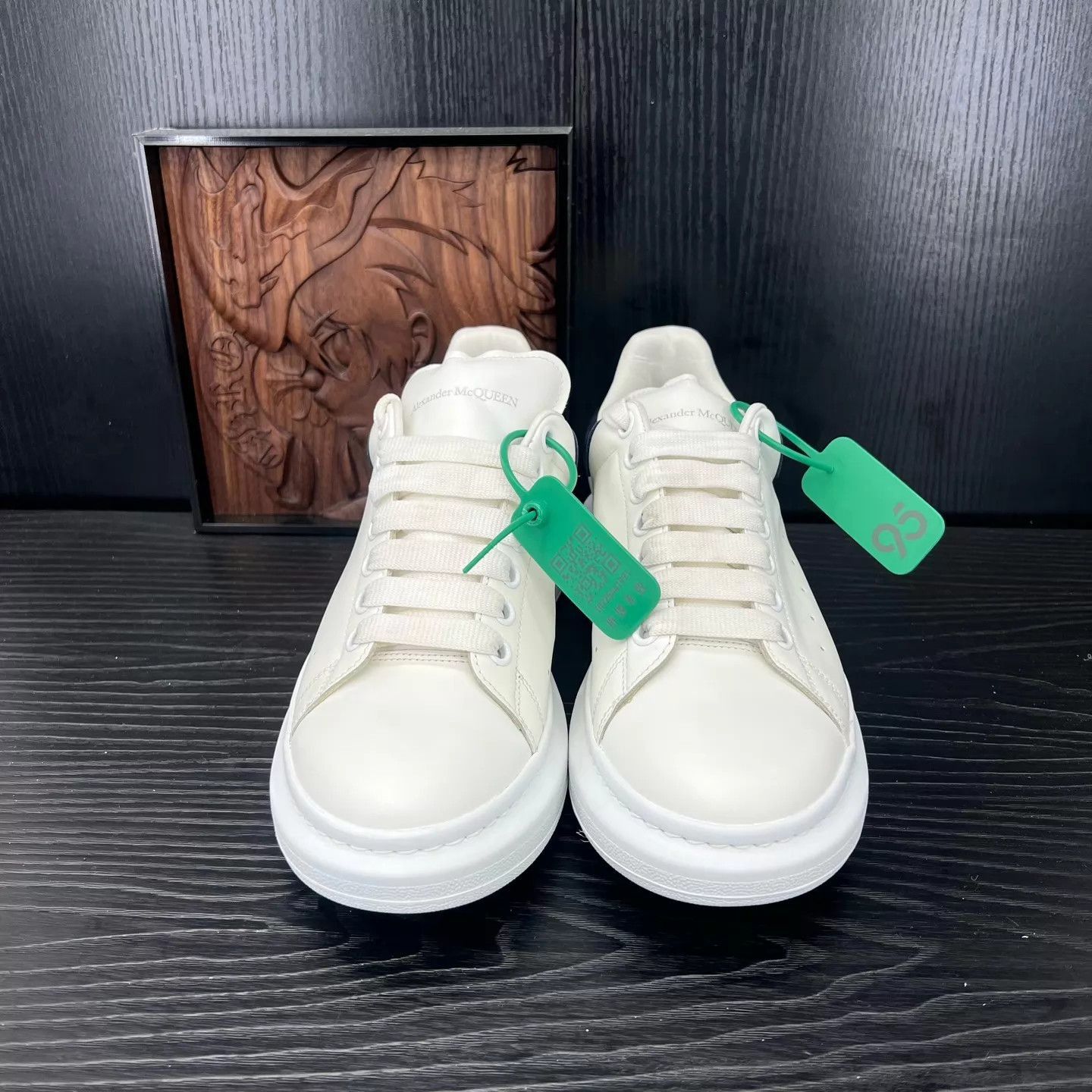 Alexander McQueen White Low-Top Sneakers with Platform Sole Size US 9.5 / EU 42-43 - 6 Thumbnail