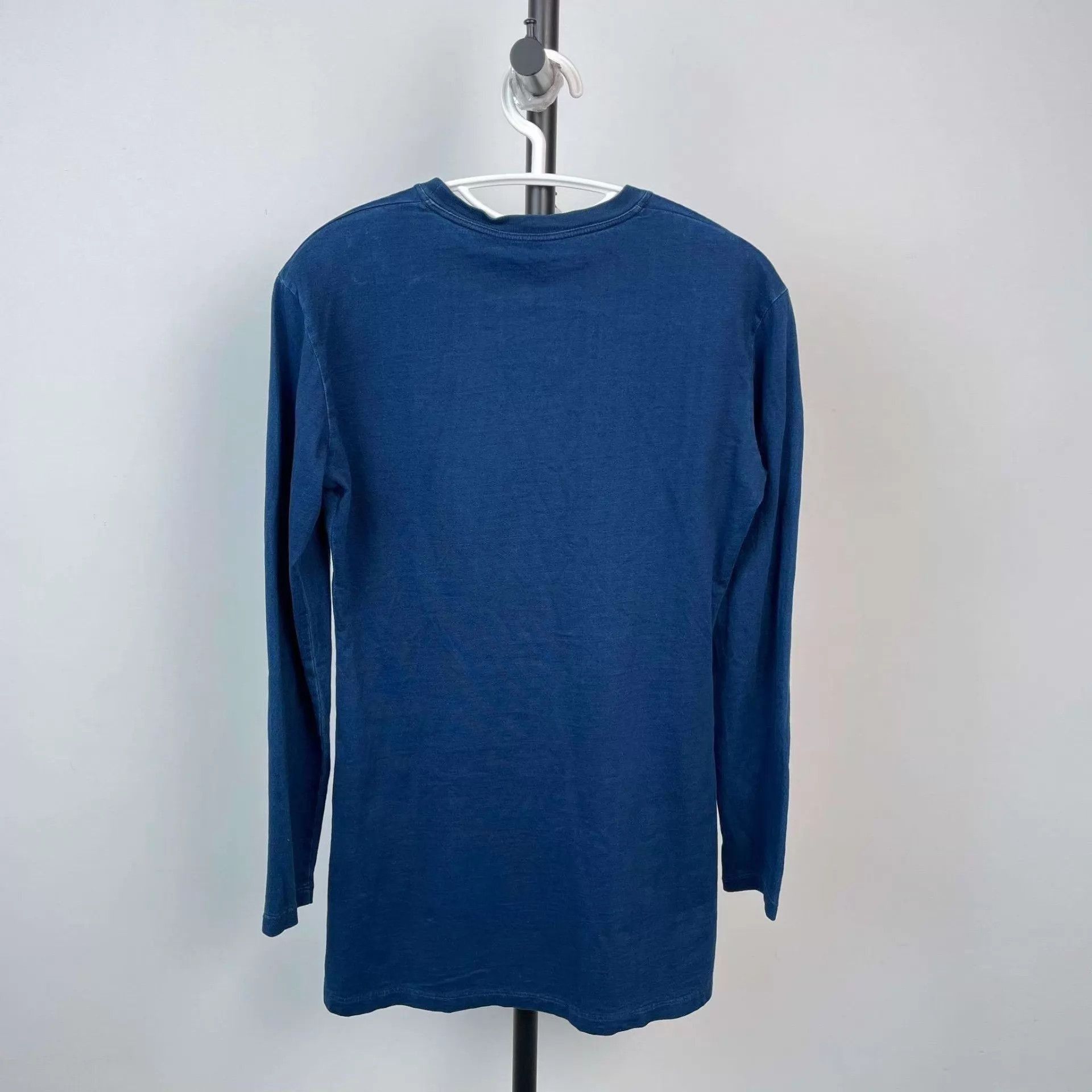 Miu Miu Blue Long-Sleeve Shirt with Side Slits - XS Size US XS / EU 42 / 0 - 2 Thumbnail