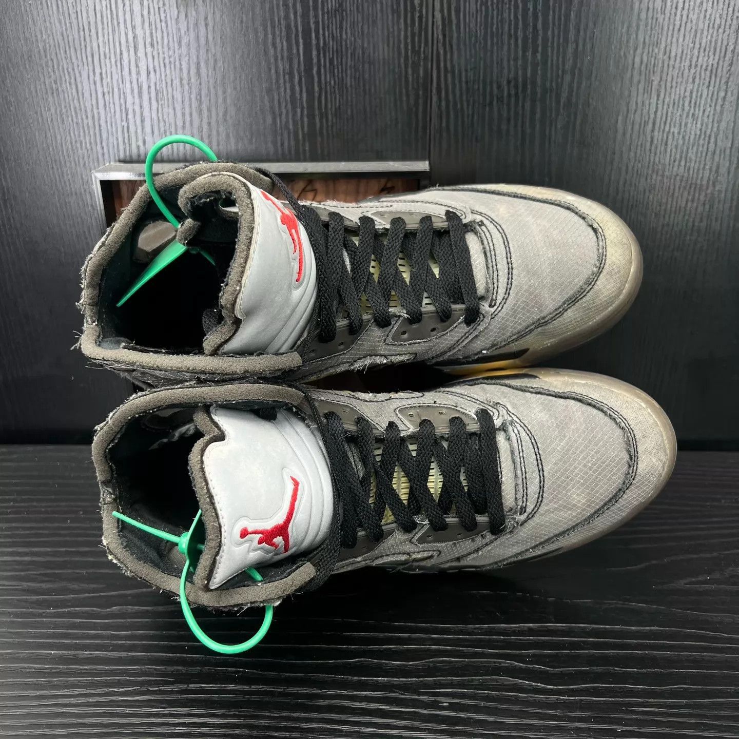 Off-White Multi Color High-Top Sneakers Size US 12 / EU 45 - 5 Thumbnail