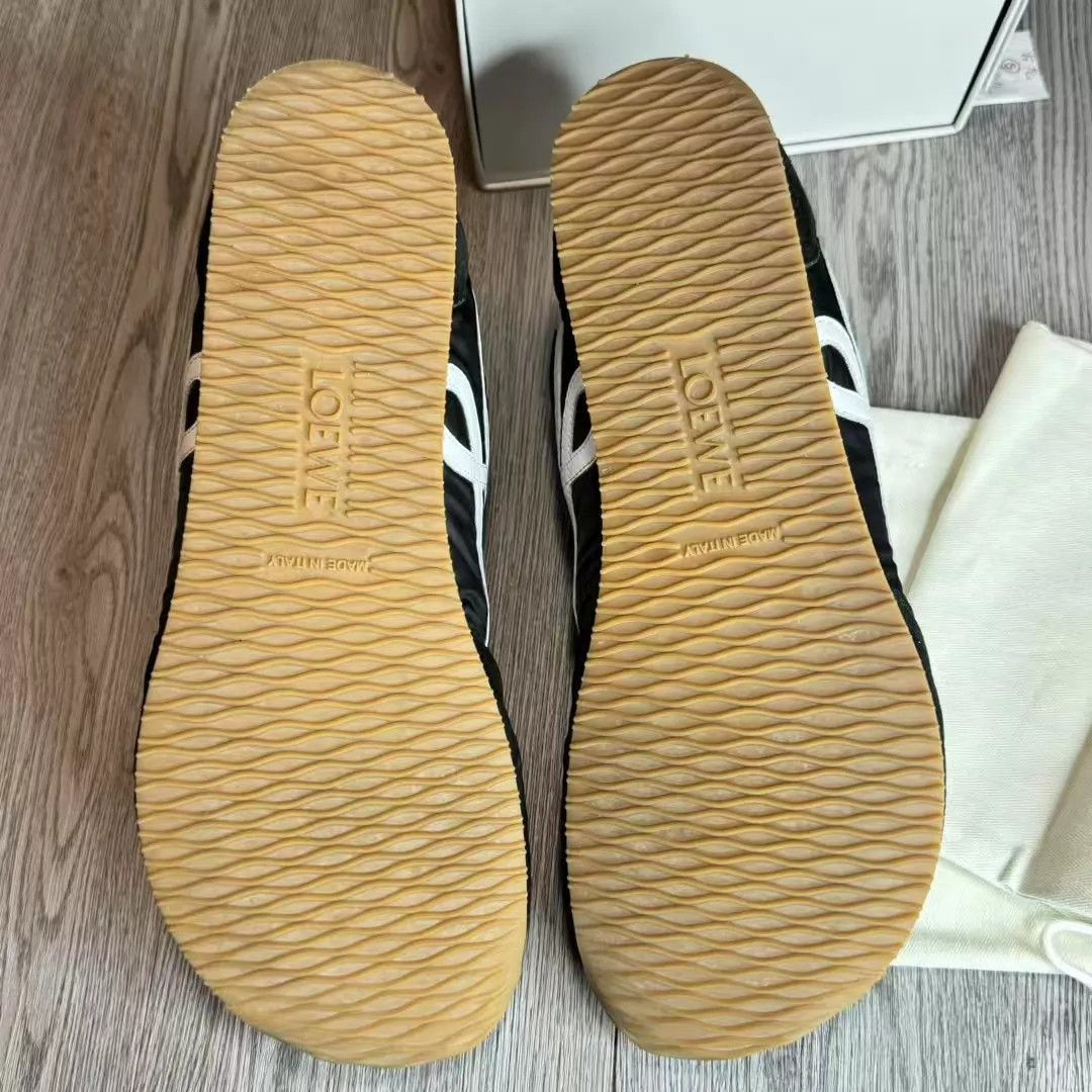 Loewe Black High-Top Sneakers with White Laces Size US 11 / EU 44 - 6 Thumbnail