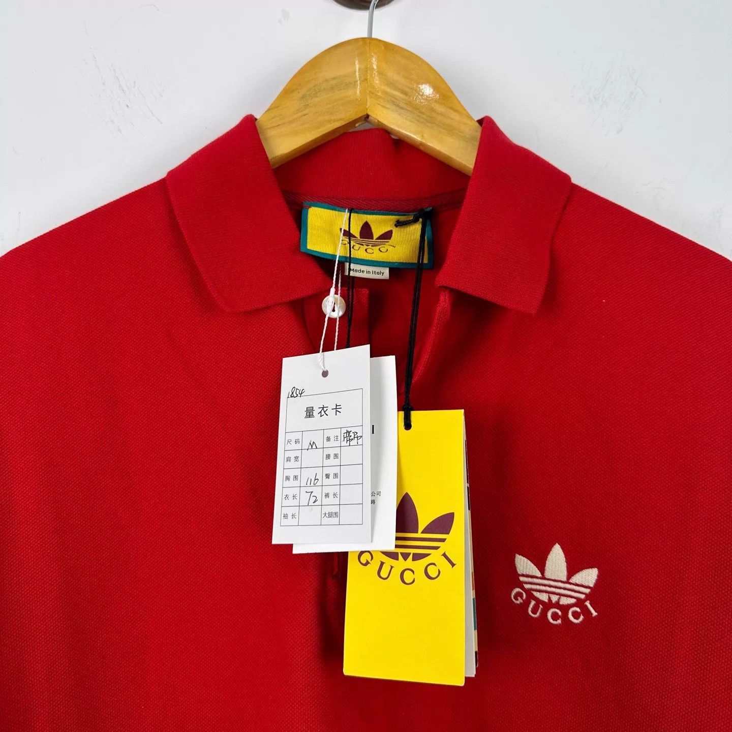 Gucci Red Short Sleeve Polo Shirt Size US M / EU 48-50 / 2 - 3 Thumbnail