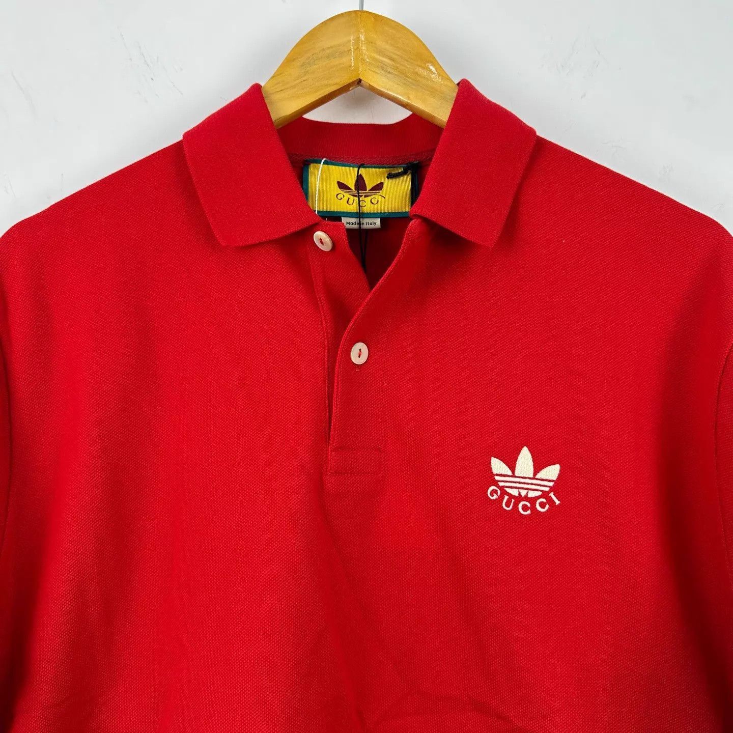 Gucci Red Short Sleeve Polo Shirt Size US M / EU 48-50 / 2 - 4 Thumbnail