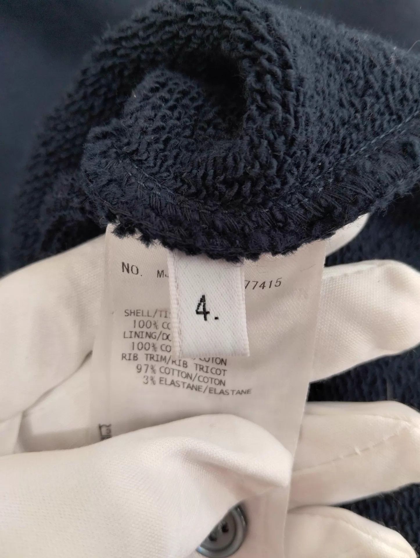 Thom Browne Blue Zip-Up Hoodie with Front Pocket Size US XL / EU 56 / 4 - 6 Thumbnail