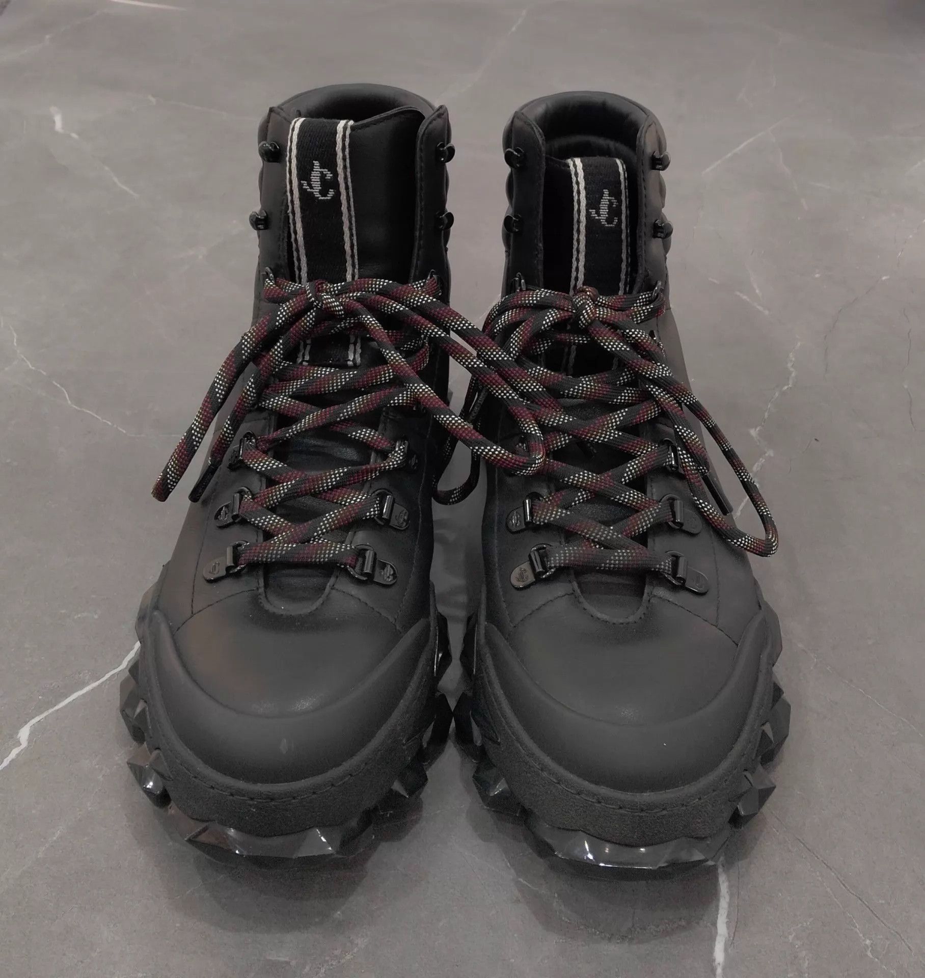 Jimmy Choo Black High-Top Lace-Up Boots Size 8 Size US 8 / EU 41 - 4 Thumbnail