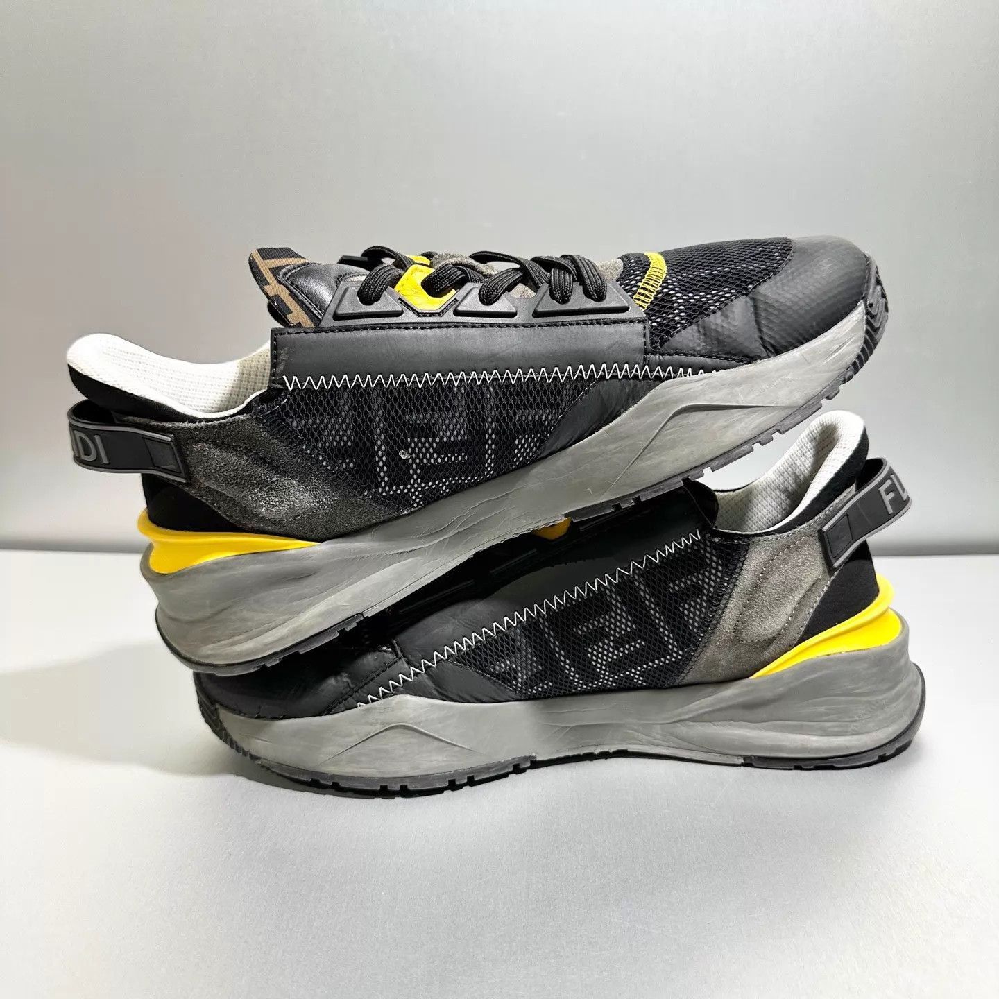 Fendi Multi Color Lowtop Sneakers Size 8 Size US 8 / EU 41 - 4 Thumbnail