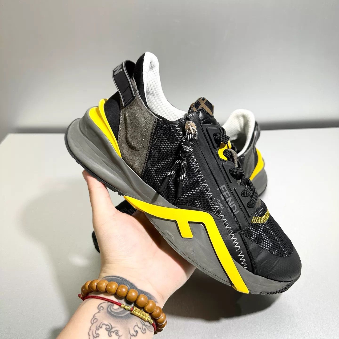 Fendi Multi Color Lowtop Sneakers Size 8 Size US 8 / EU 41 - 8 Thumbnail