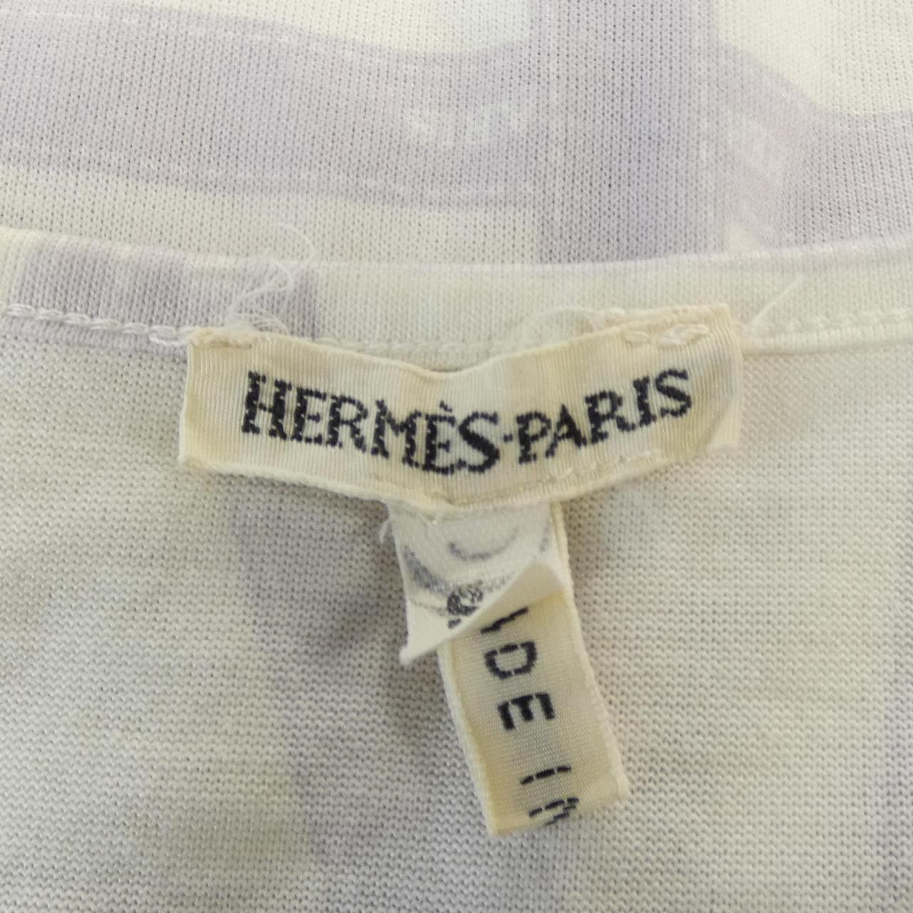 Hermes Hermes Hermes Cotton T shirt Textile T-Shirts DUTY FREE for USA Size ONE SIZE - 4 Thumbnail