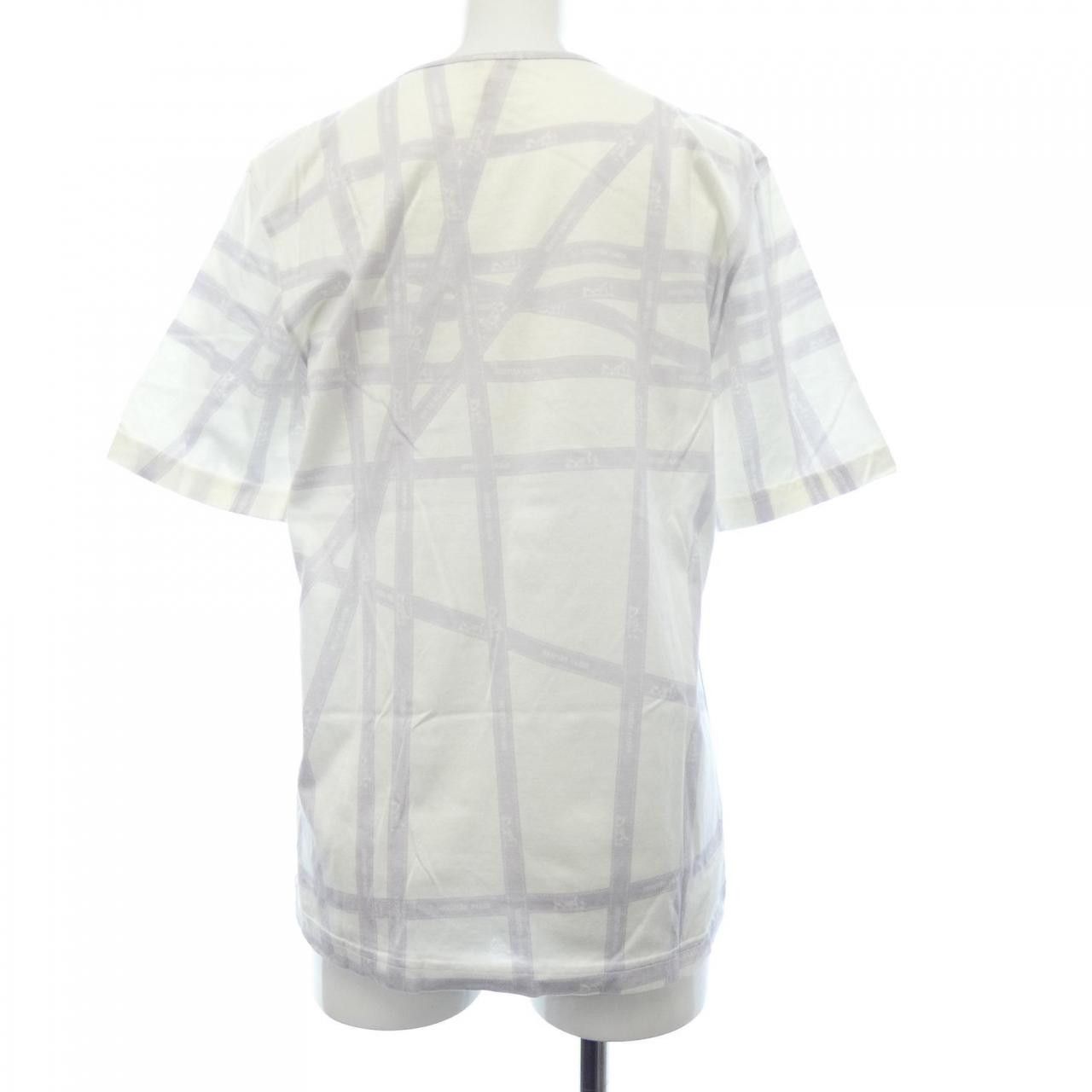 Hermes Hermes Hermes Cotton T shirt Textile T-Shirts DUTY FREE for USA Size ONE SIZE - 2 Thumbnail