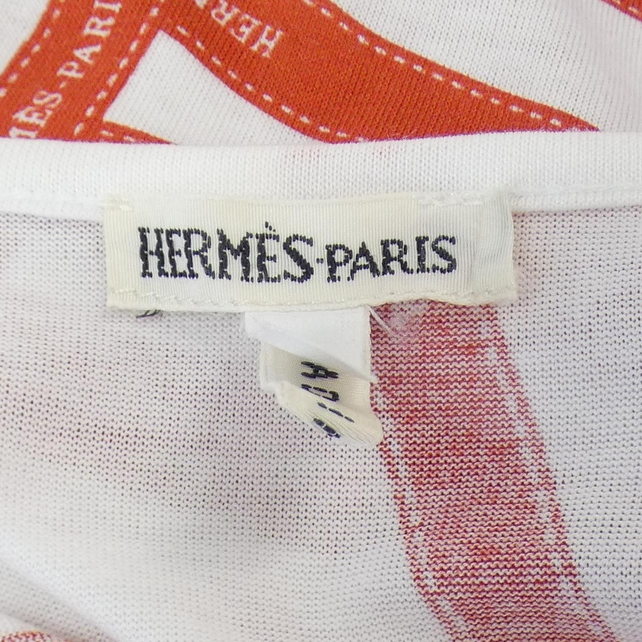 Hermes Hermes Hermes Cotton T Shirt Textile T-Shirts DUTY FREE for USA Size ONE SIZE - 4 Thumbnail