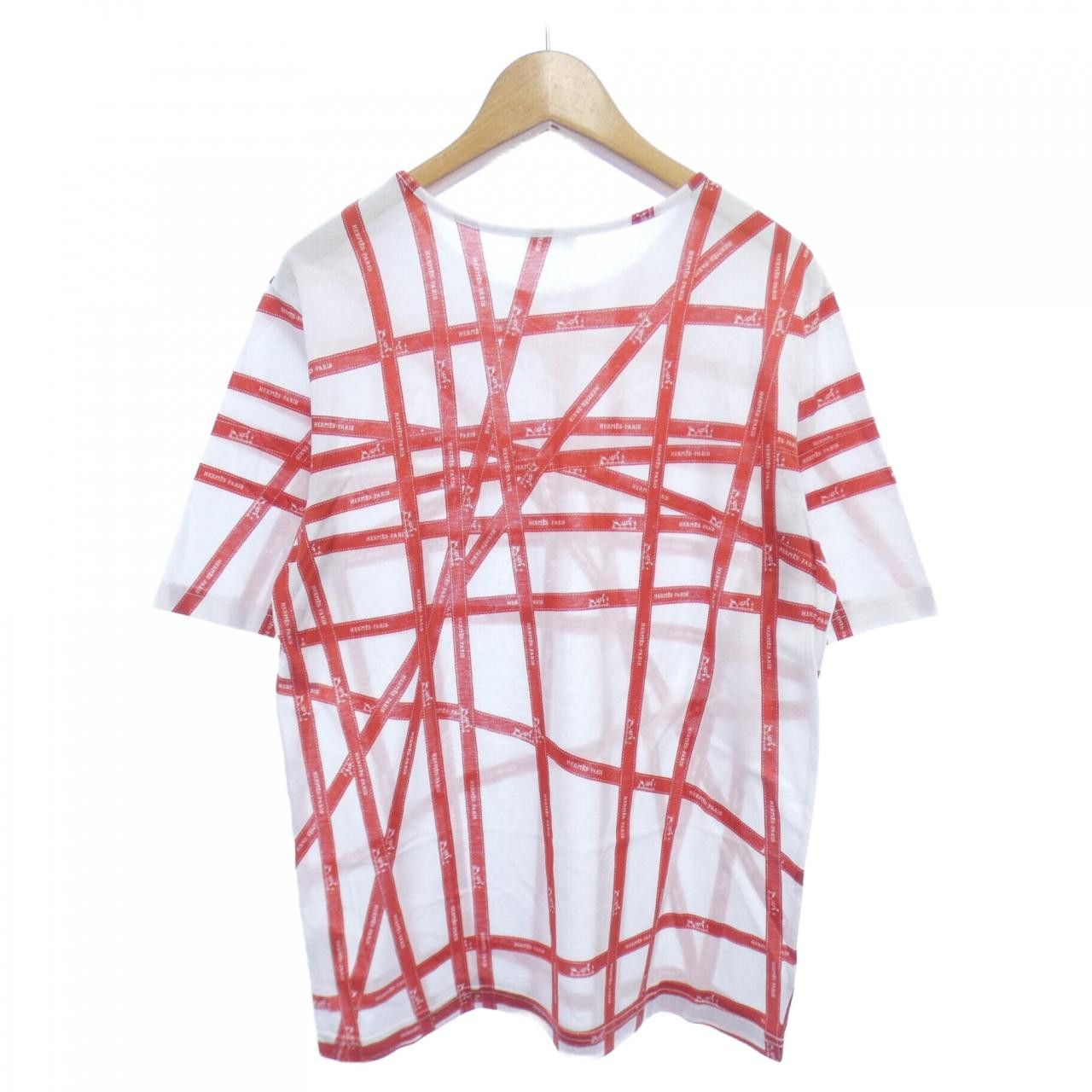Hermes Hermes Hermes Cotton T Shirt Textile T-Shirts DUTY FREE for USA Size ONE SIZE - 2 Thumbnail